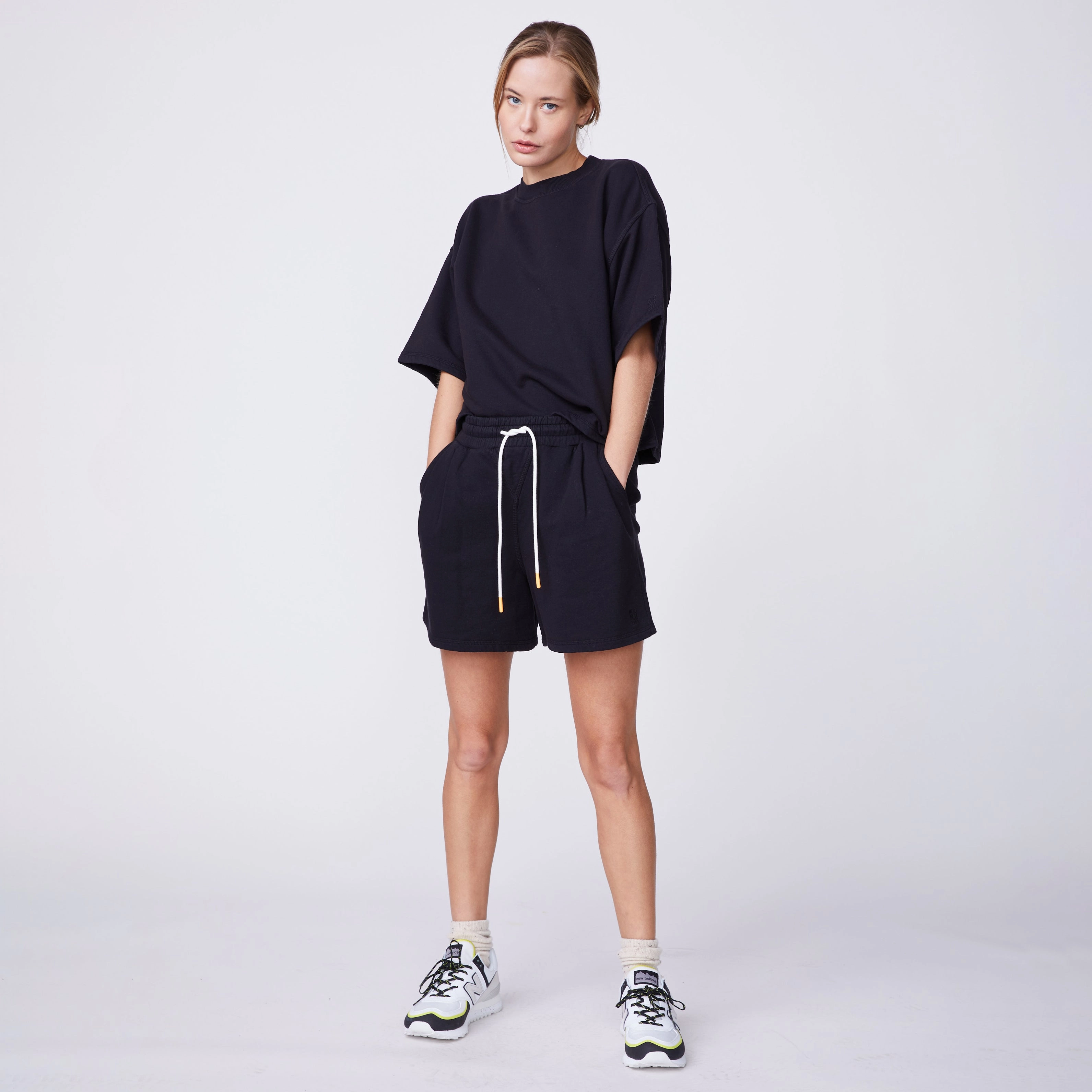 90's Classic Sweat Short Light Textures