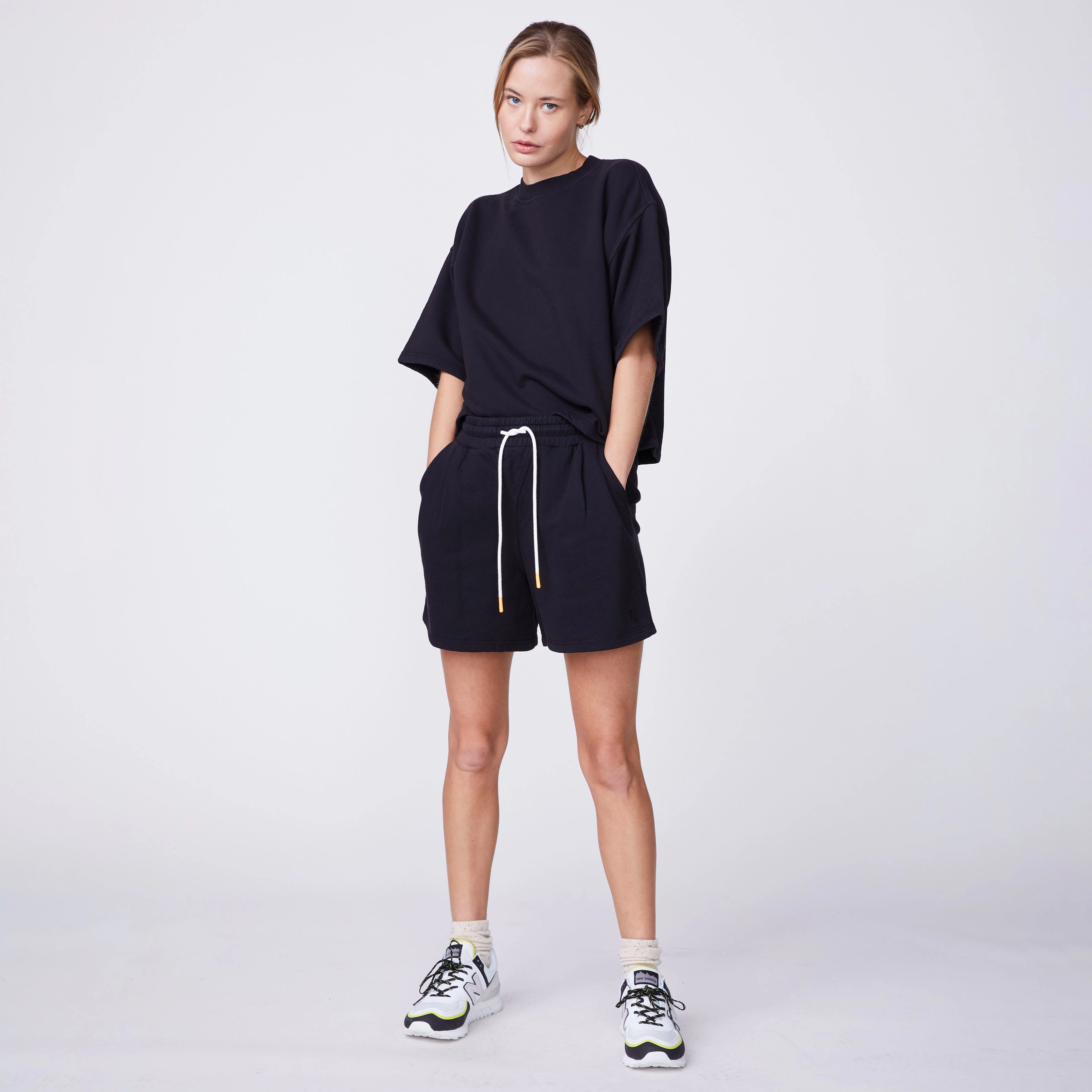 90's Classic Sweat Short Light Textures
