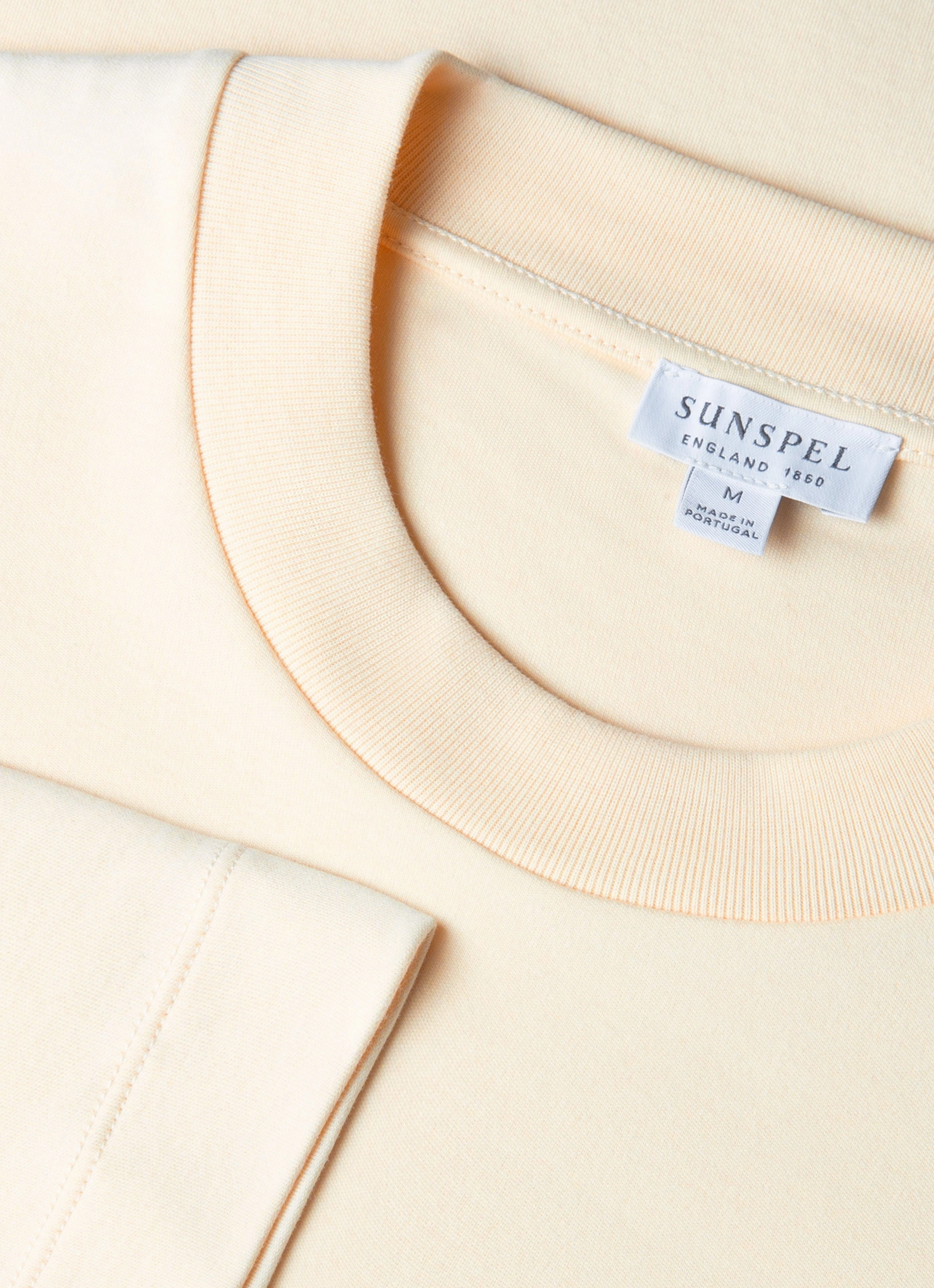 Active clothing Men's Long Sleeve Heavyweight T-shirt in Undyed