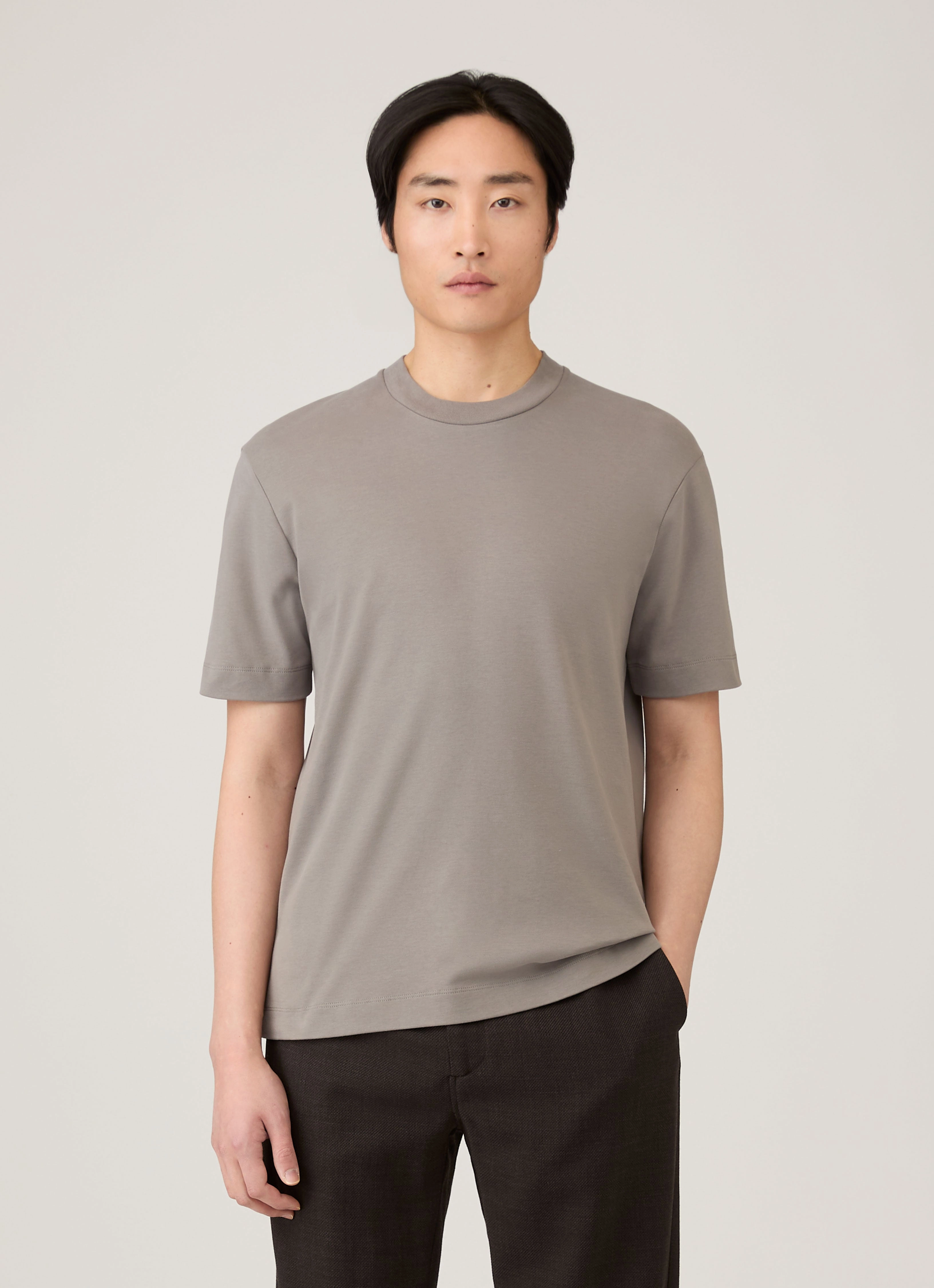 Active Collection Gym Men's Relaxed Fit Heavyweight T-shirt in Iron Grey