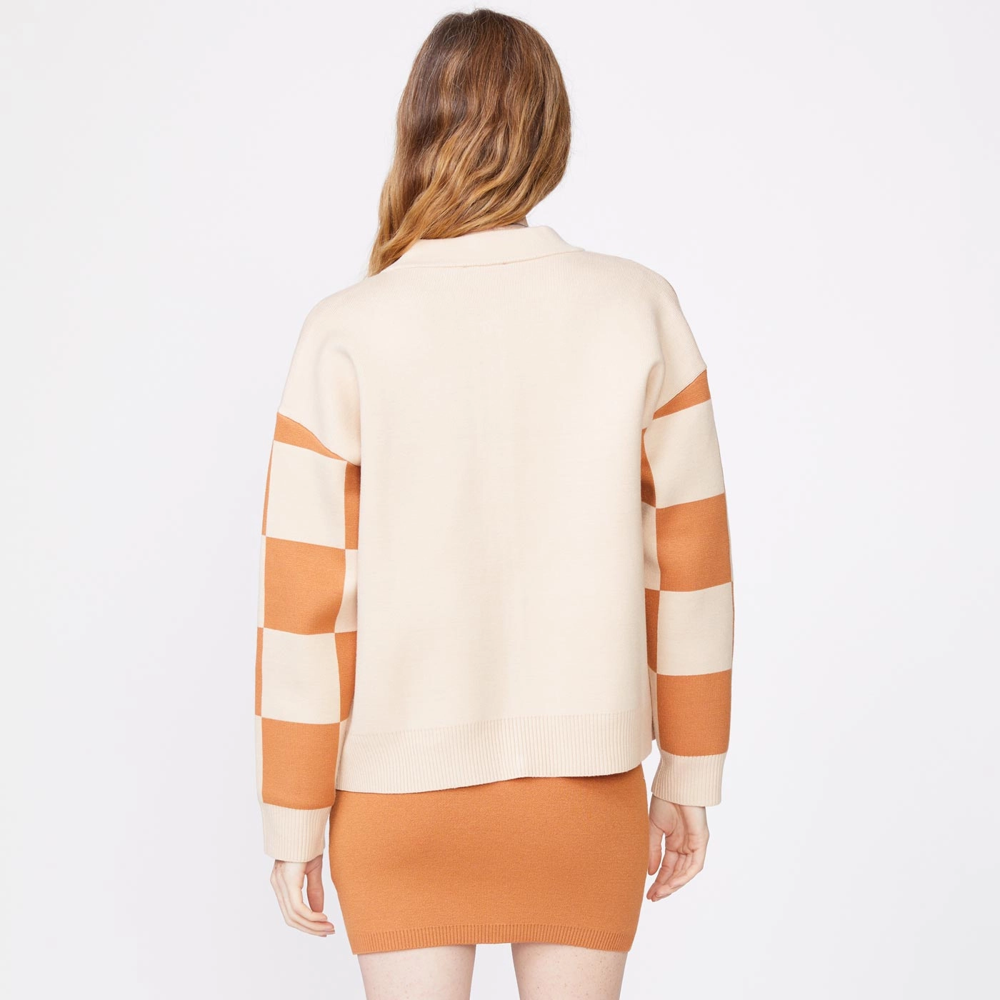 ad film Supersoft Sweater Knit Checkered Bomber