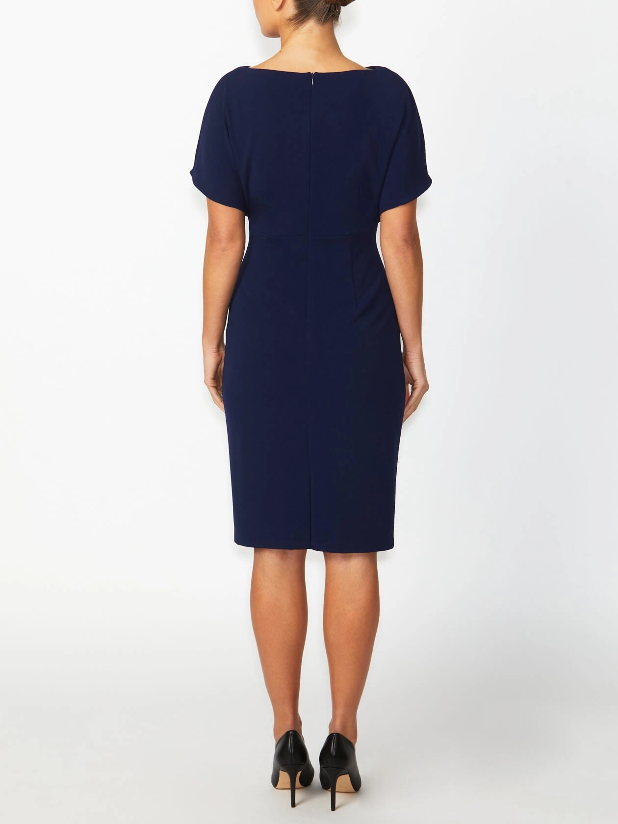 Alina Anchor Dress Back Pleat