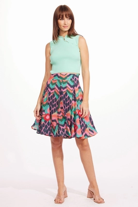 Artistic Influence Light Flow Alka Skirt - Vegas Volt