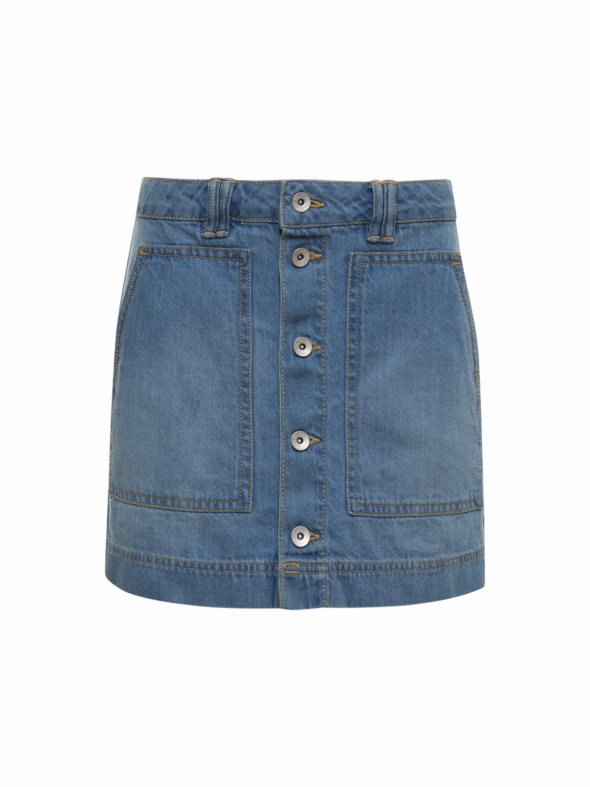 All Buttoned Up Denim Skirt Dream Team Ultra light