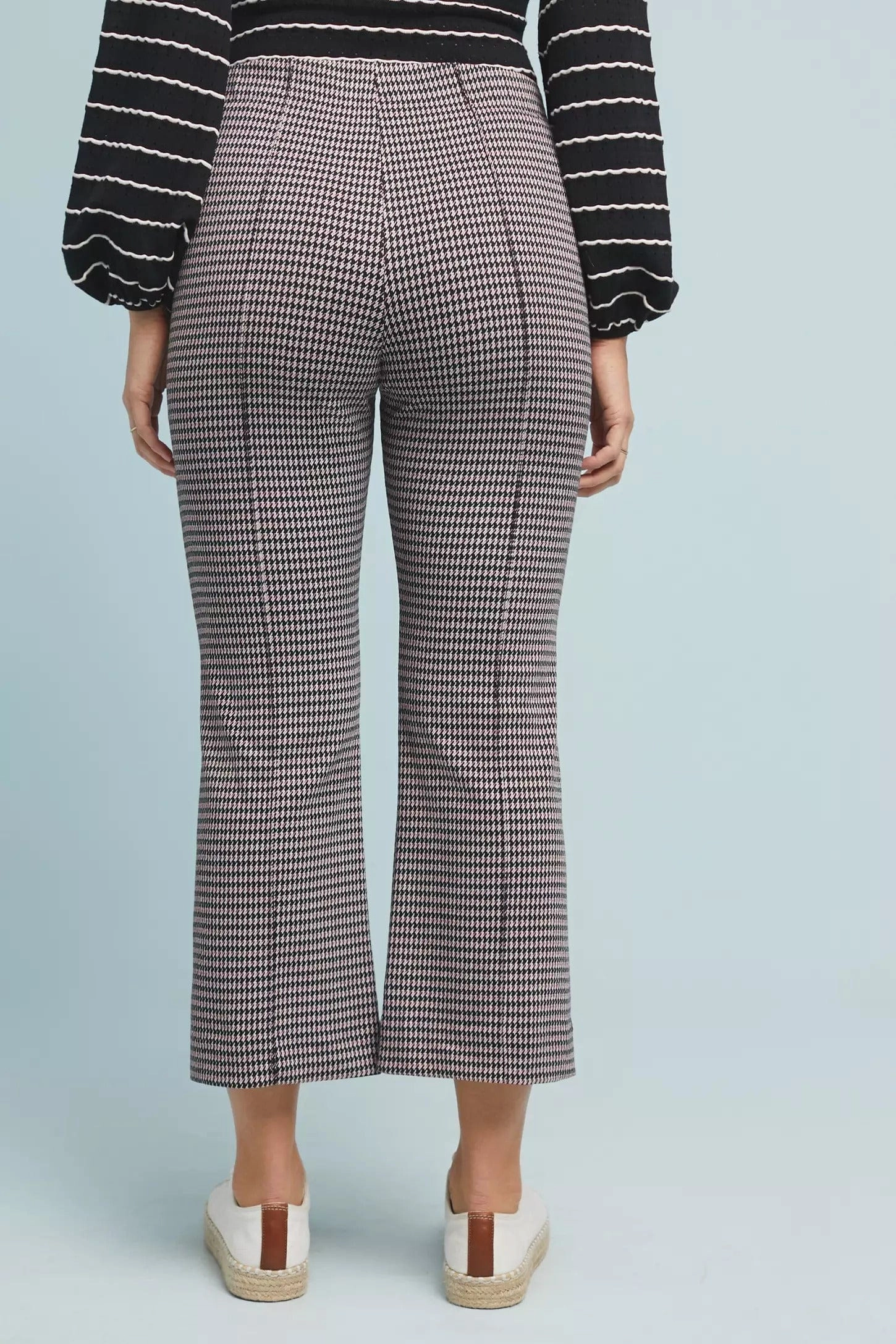 All-Day Stretch Houndstooth Flare Pants