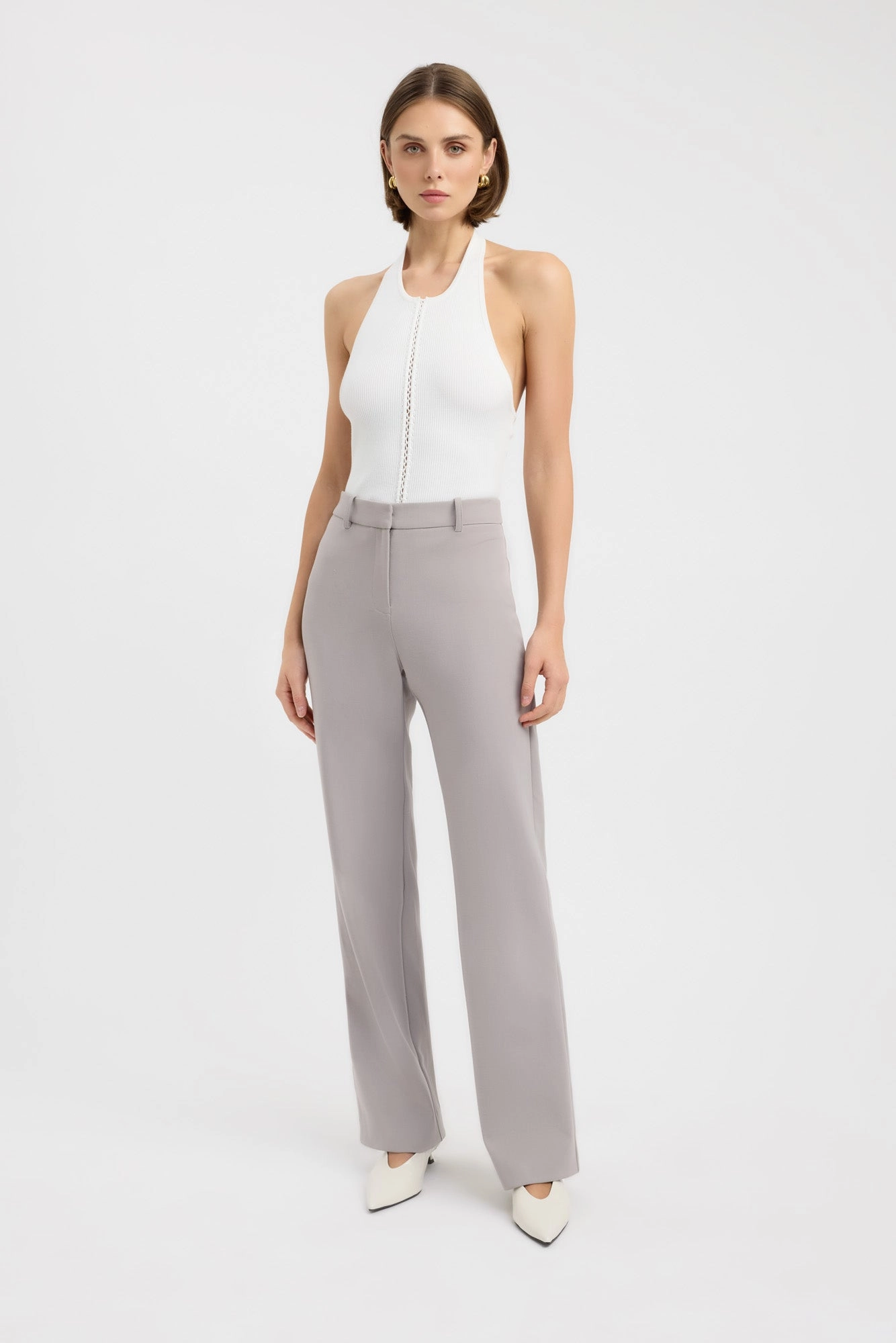 Erika Suit Pant Sleek Look Side slits