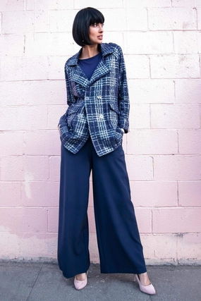 Reversible Coat Transitional Wear Logan Coat - Midnight Paris