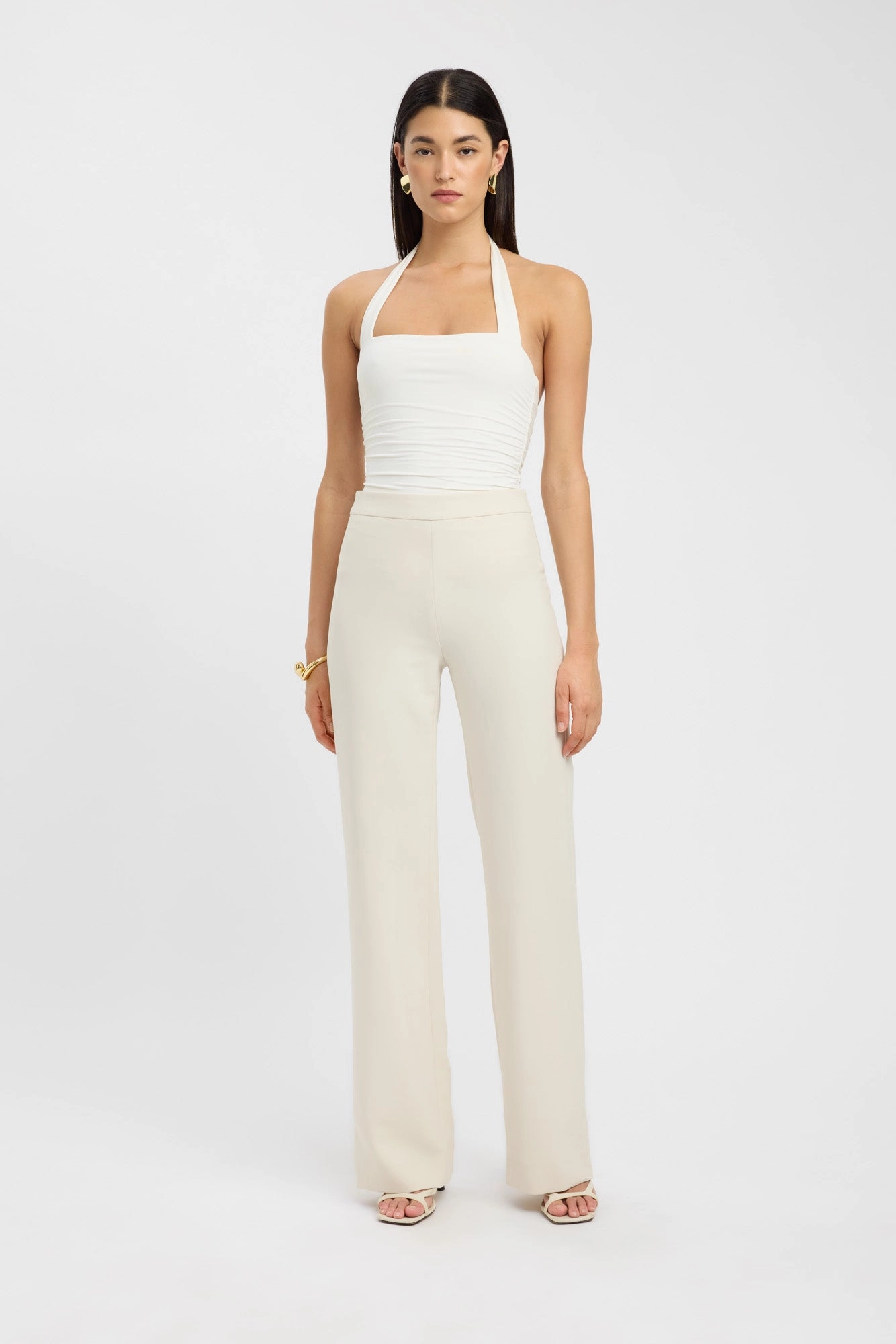 capri type Relaxed Comfort Alto Long Flare Pants