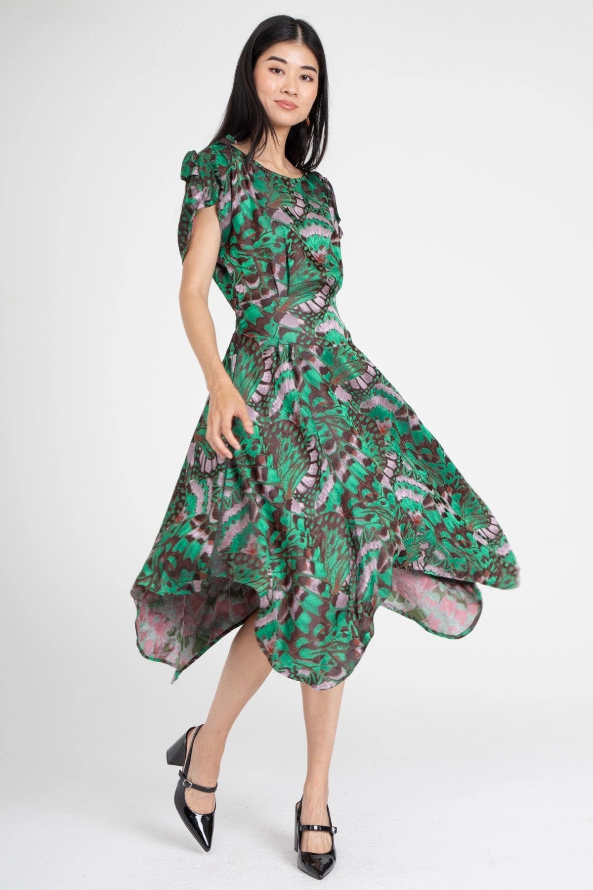 Amara Dress  Papillion rose gold