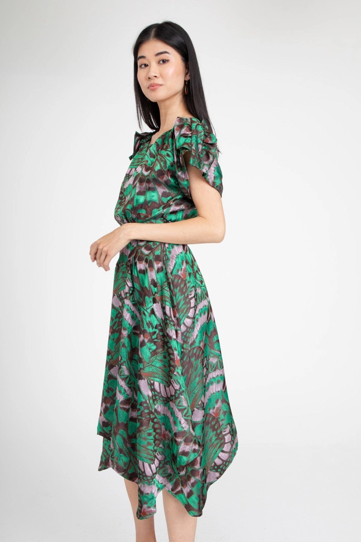 Amara Dress  Papillion rose gold