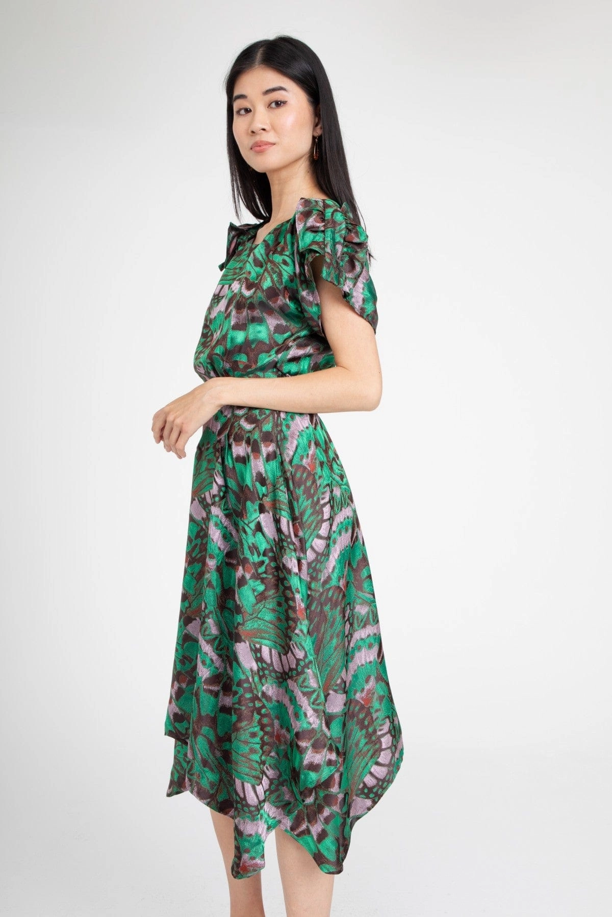 Amara Dress  Papillion rose gold