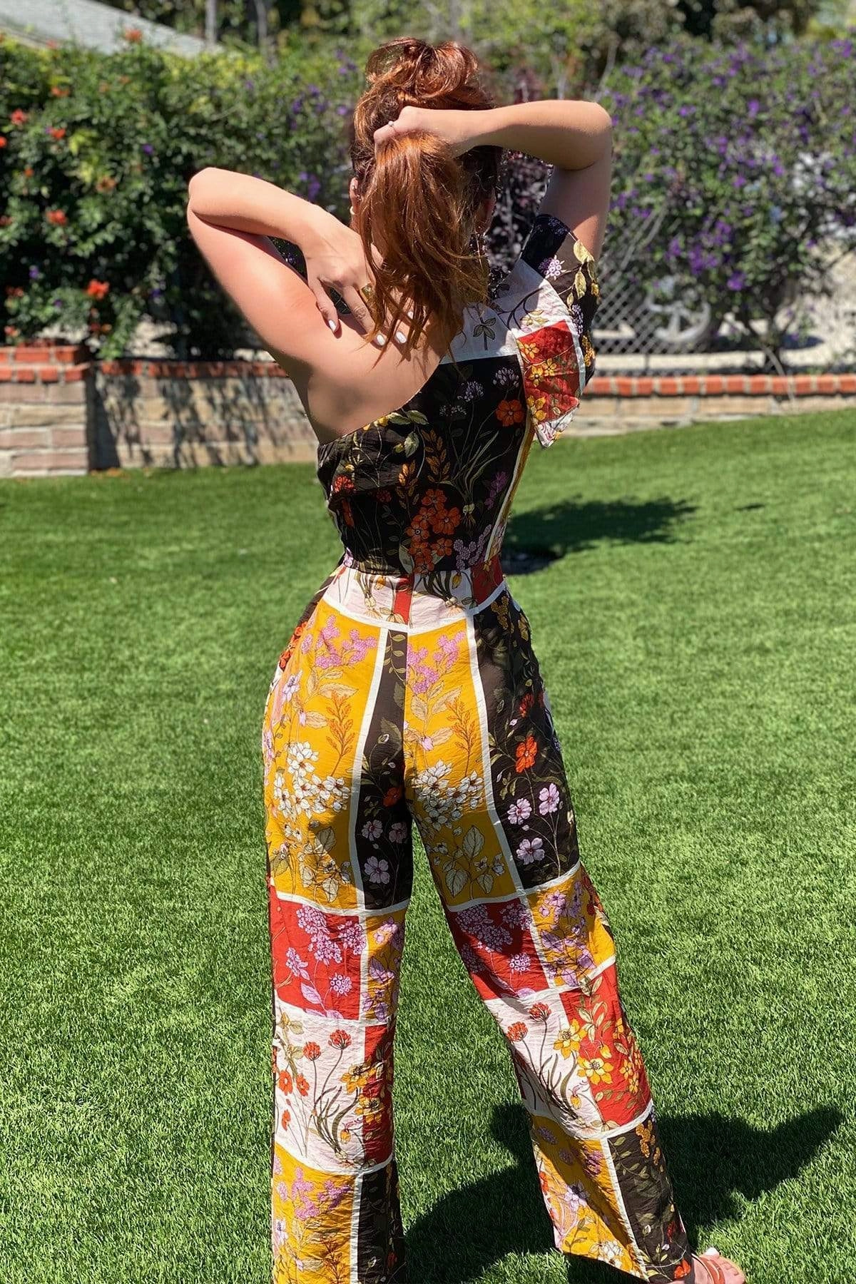 Amir Jumpsuit - Floral Patchwork Unique Statement