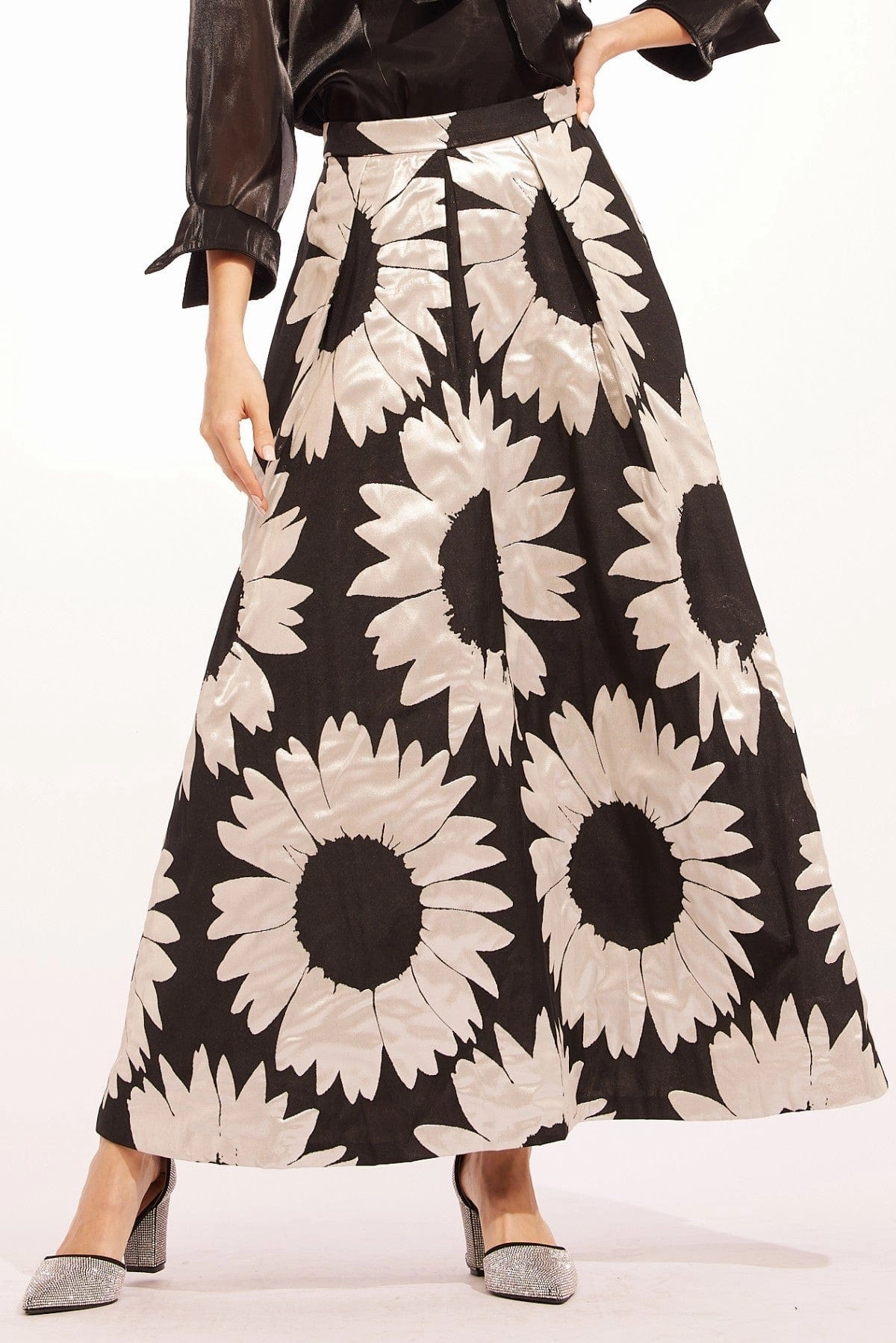 Anova Skirt - Silver bloom Comfy Style