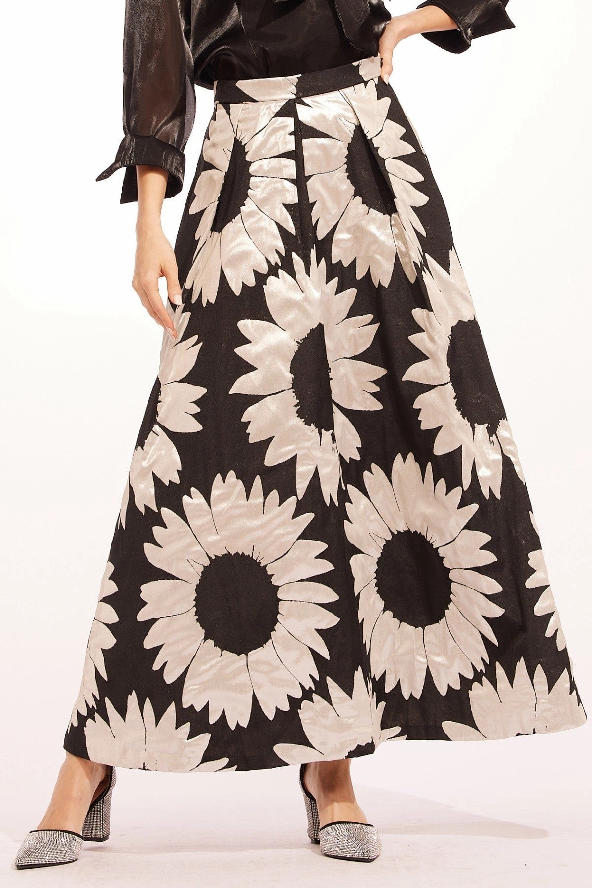 Anova Skirt - Silver bloom Comfy Style