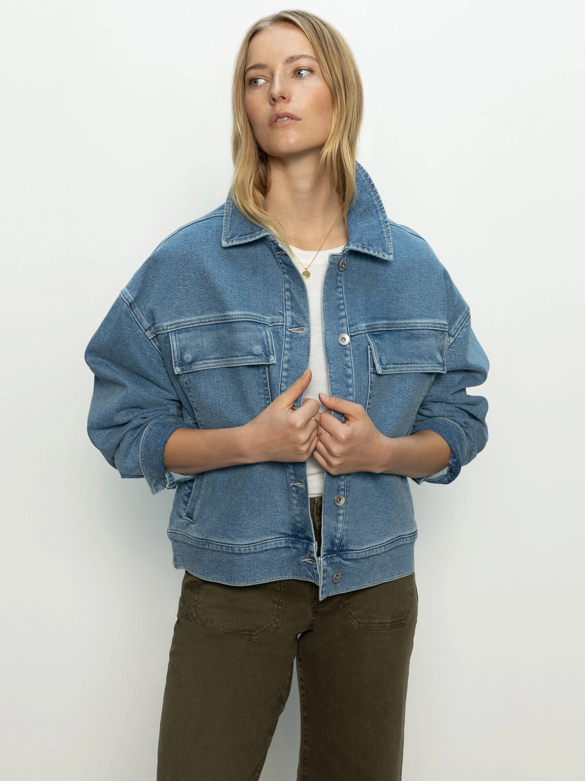 Make Way Denim Jacket Wayfarer Casual Coat