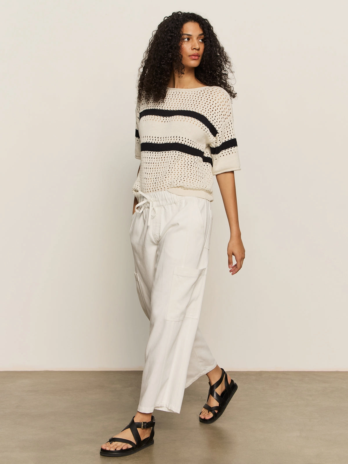 Area Standard Rise Pant Bleached White Cozy Wear