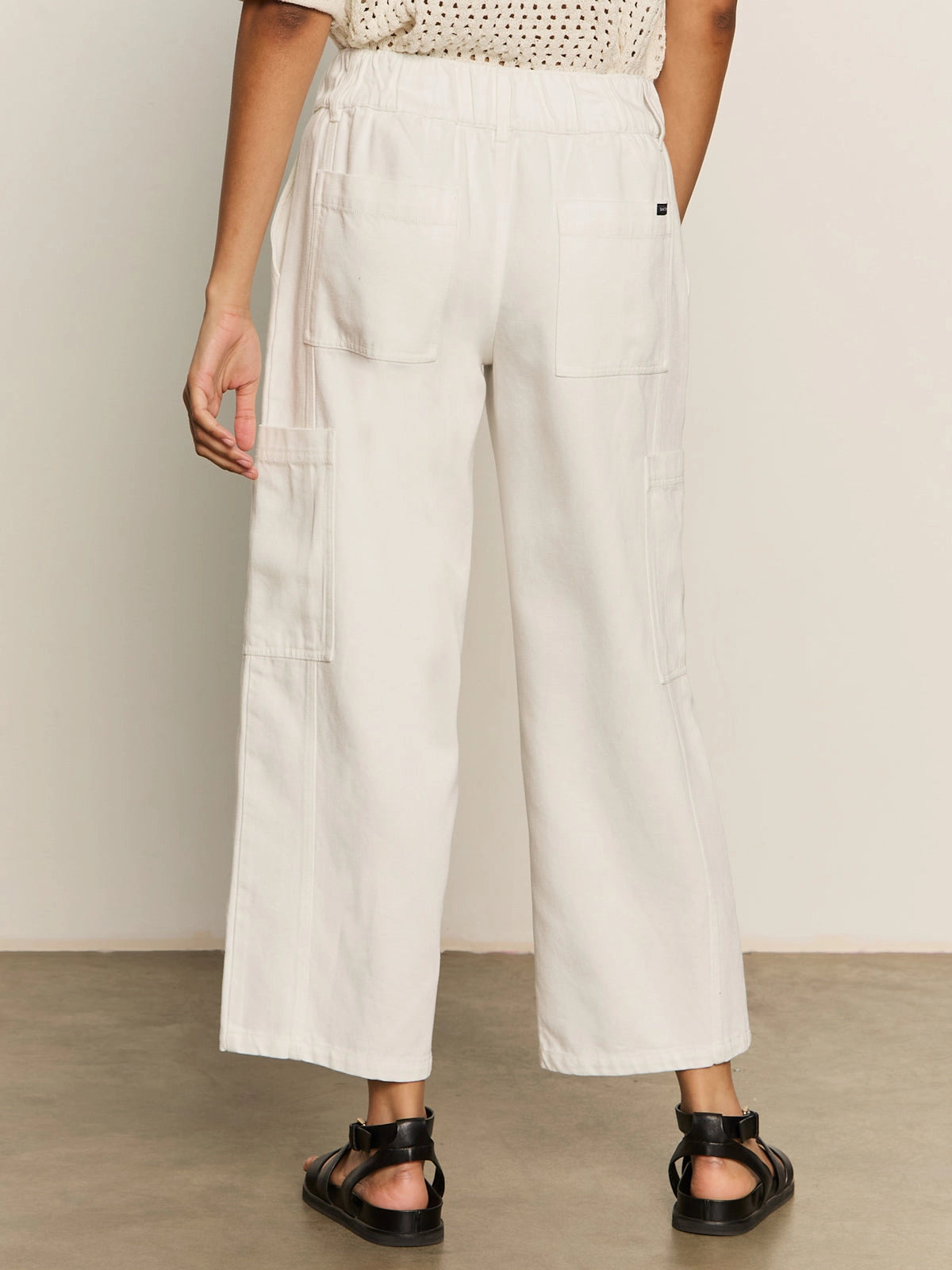 Area Standard Rise Pant Bleached White Cozy Wear