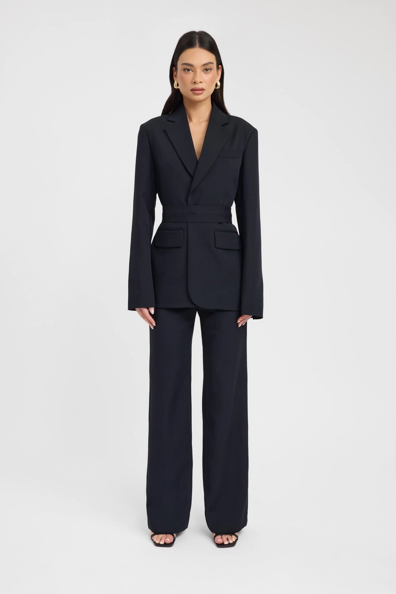 Ariel Button Blazer Elegant Wear