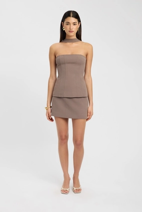 Ariel Double Belt Mini Skirt Airy Look