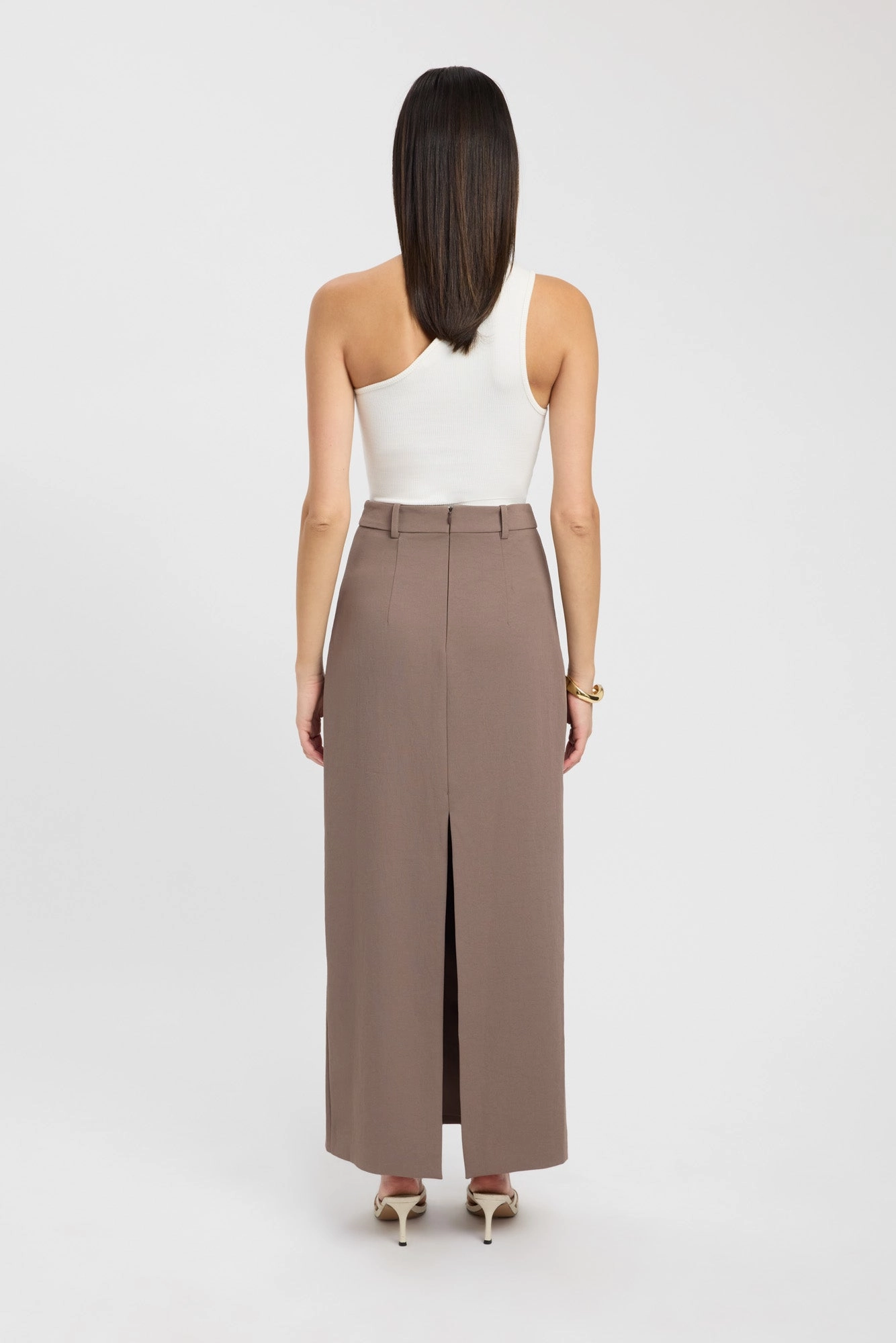 Ariel Midi Skirt Raw edge