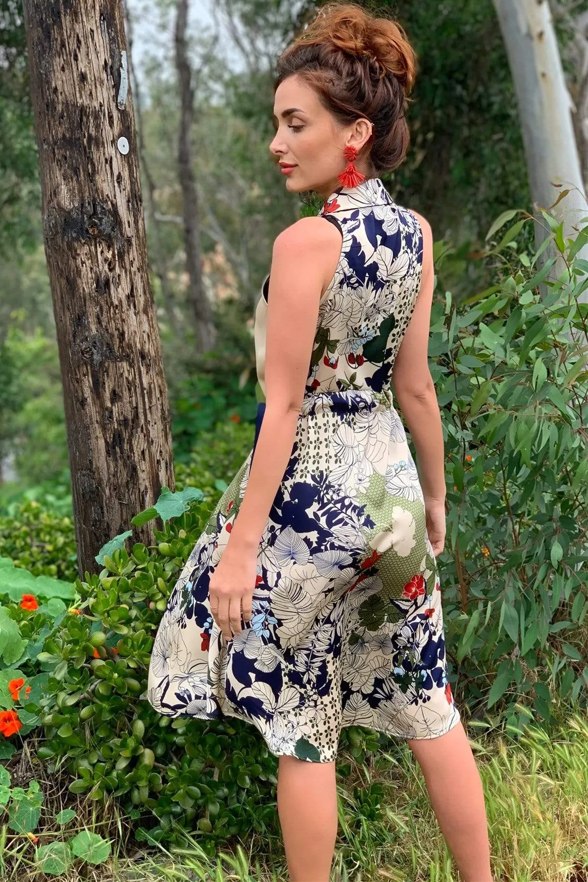 Artistic Look Annette Dress - Paradiso Stripe