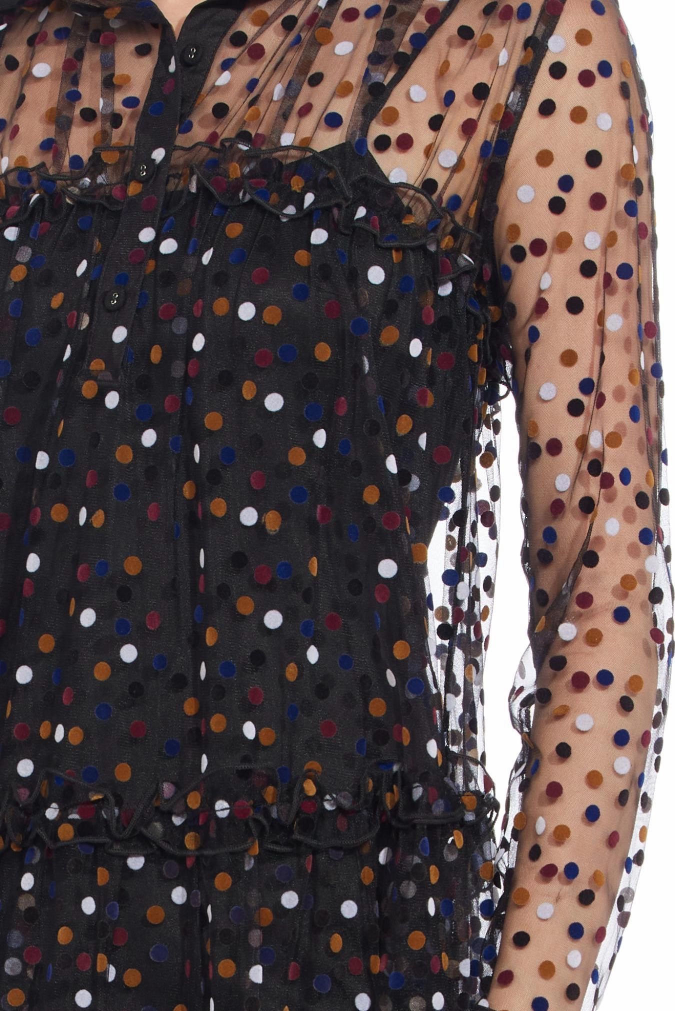 Augustina Dress - Fizzy Dot Tailored Style
