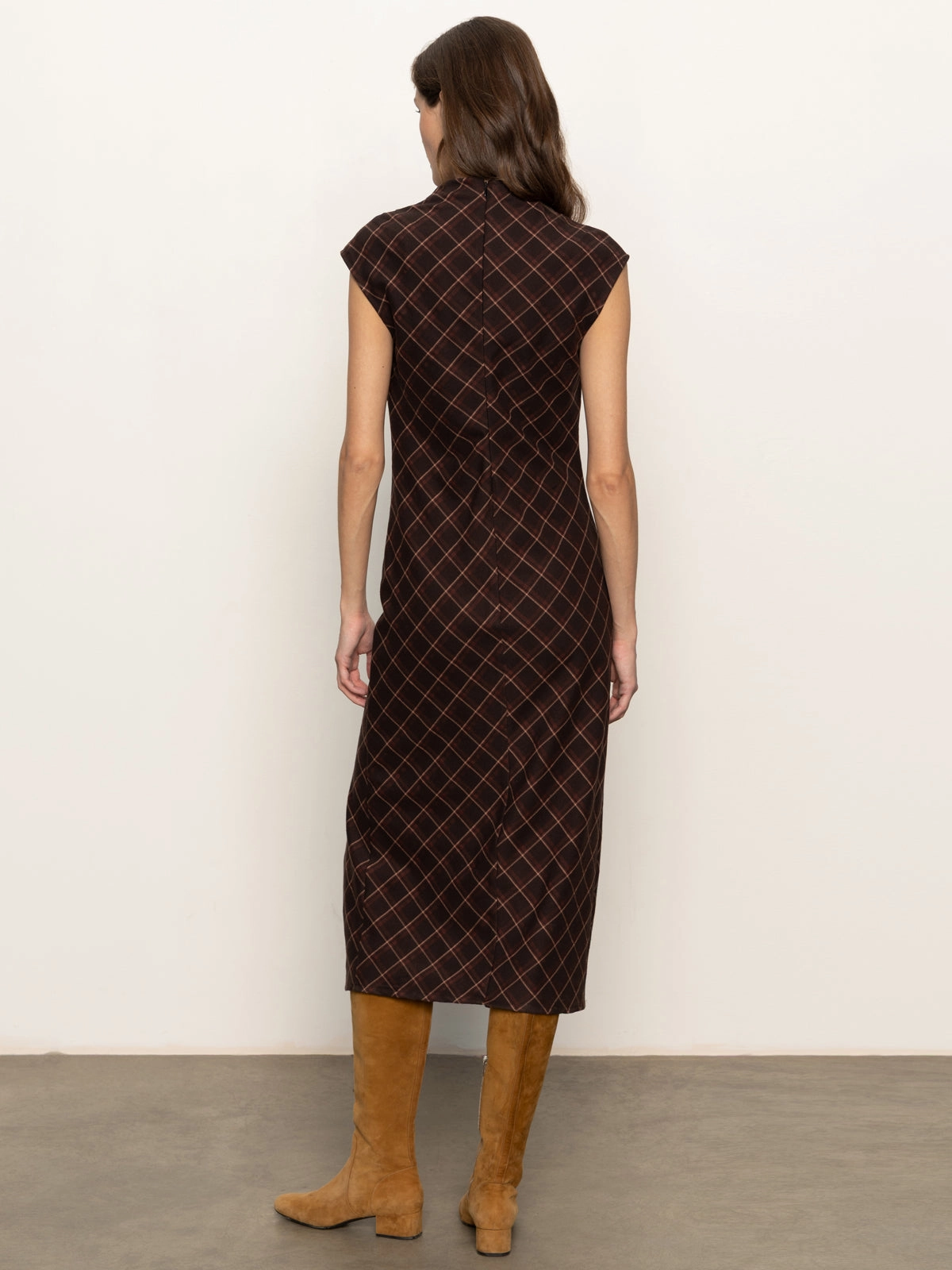 Autumns Best Dress Cocoa Plaid Couture designs