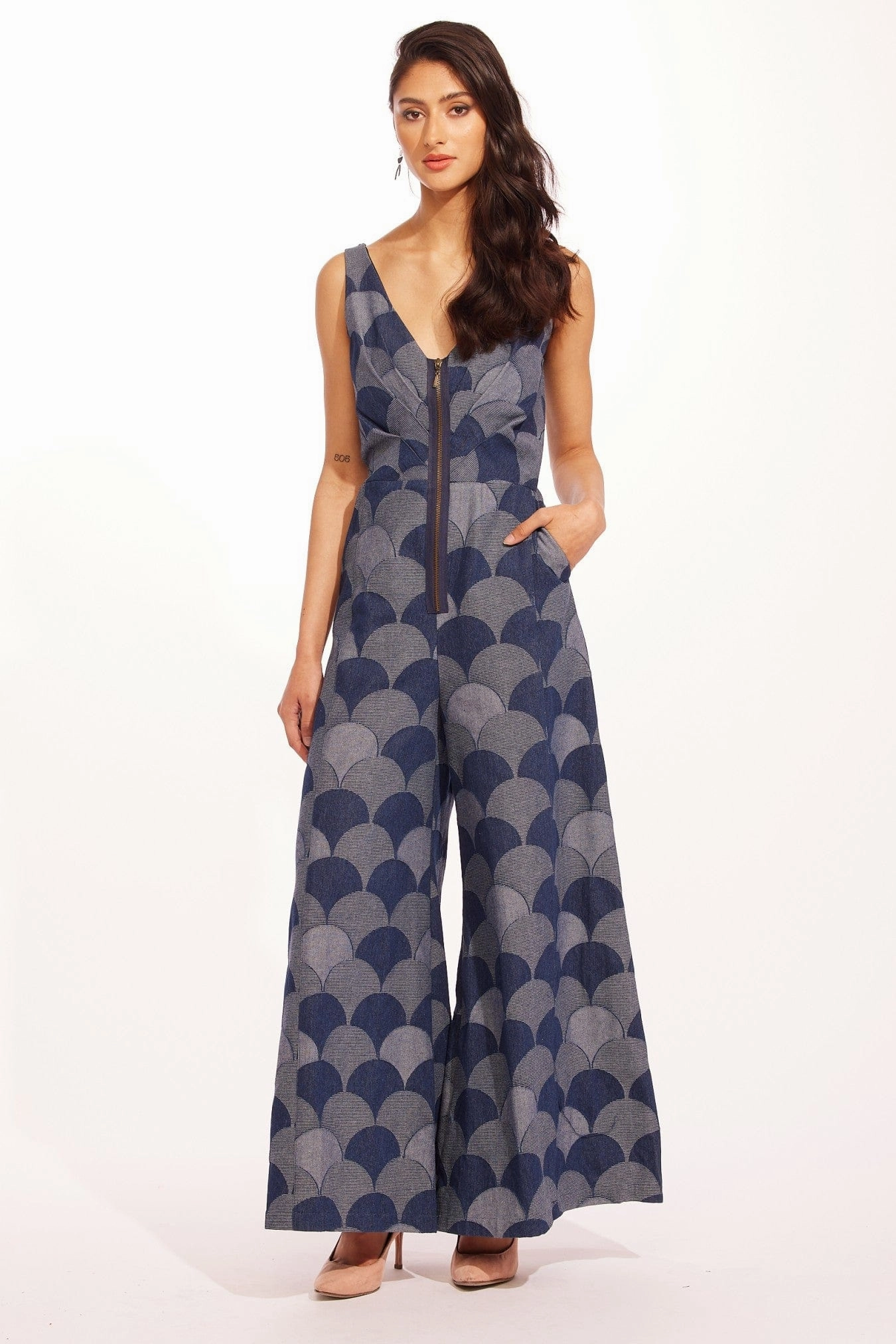 Axella Jumpsuit - Atomic Denim Trendy Finish