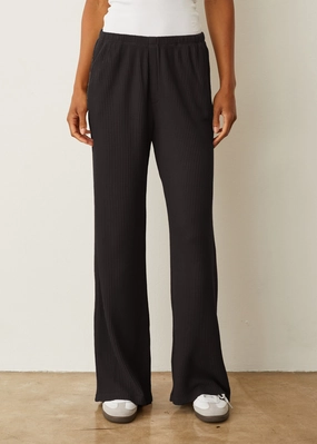 Baby Thermal Wide Leg Pant Contrast Trim
