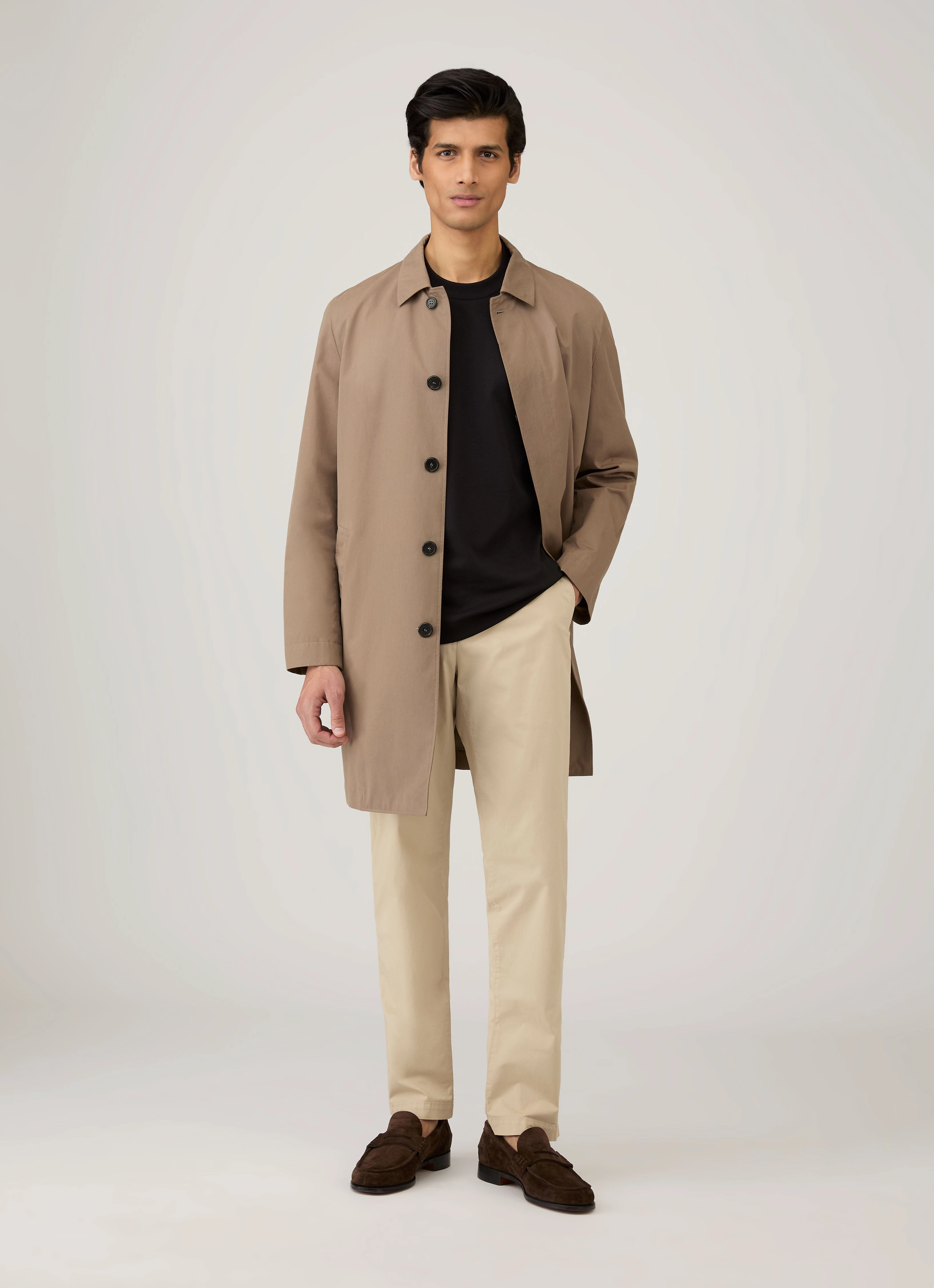 Base Layer Men's Long Sleeve Heavyweight T-shirt in Black