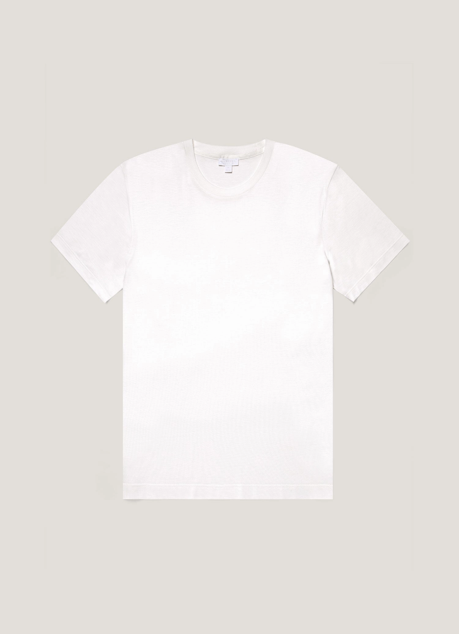 Men's Silk Cotton T-shirt in White Comfortable all-day wear Relax Daily