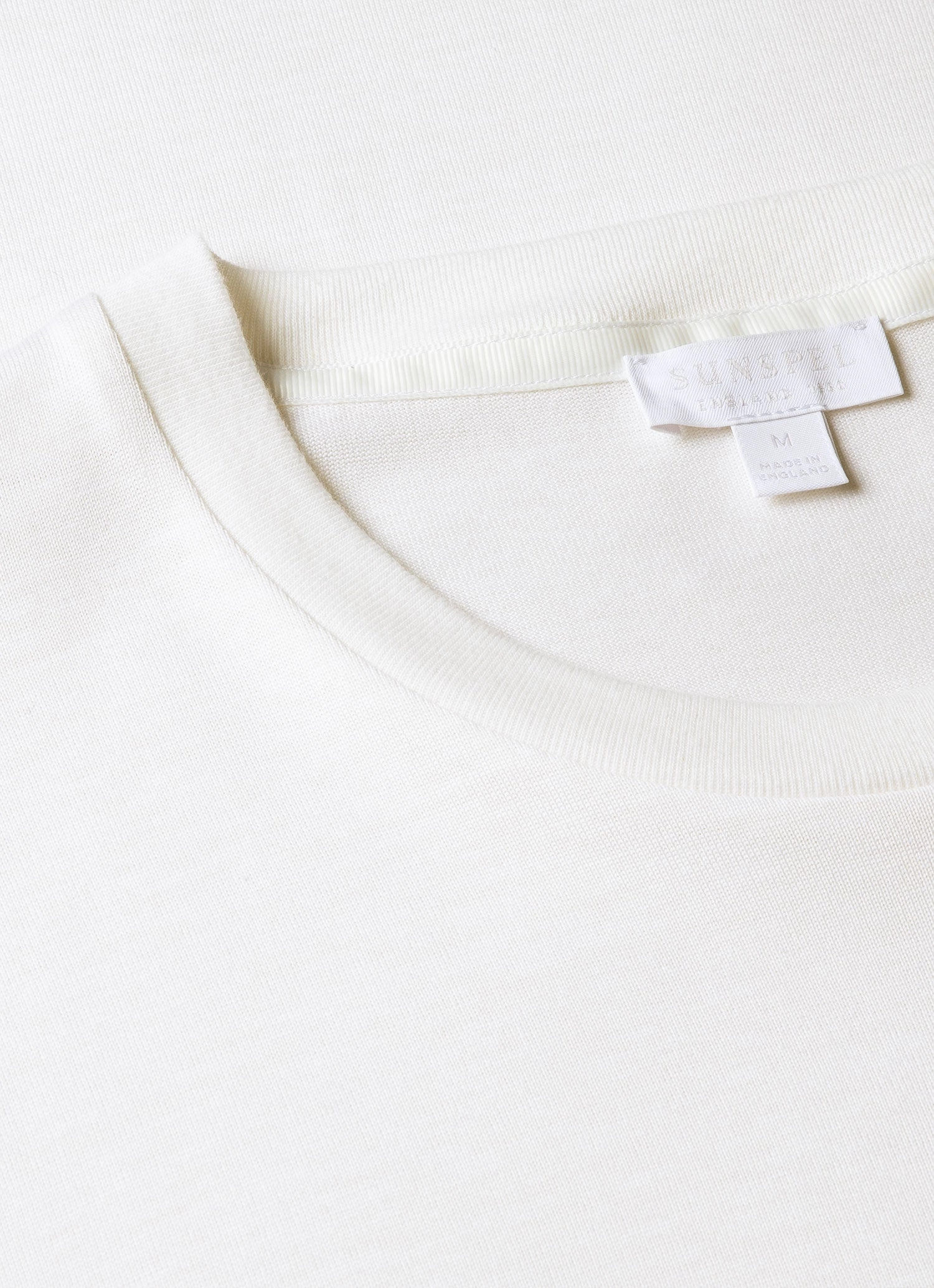 Basic Wear Office Men's Silk Cotton T-shirt in White