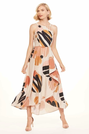 Eva Franco Dress Jennie Dress - Terracotta Dot