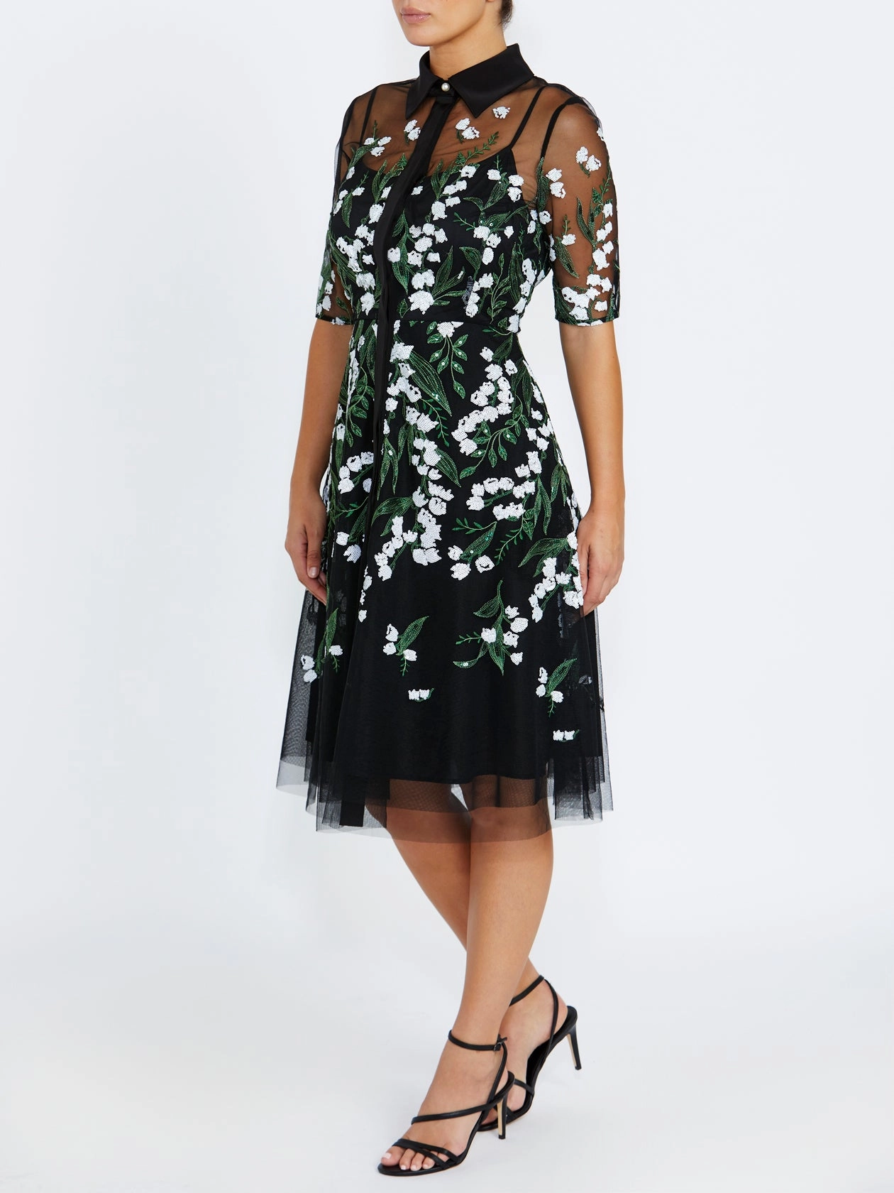 Beaded Fringe Kassiani Valley Shirtdress