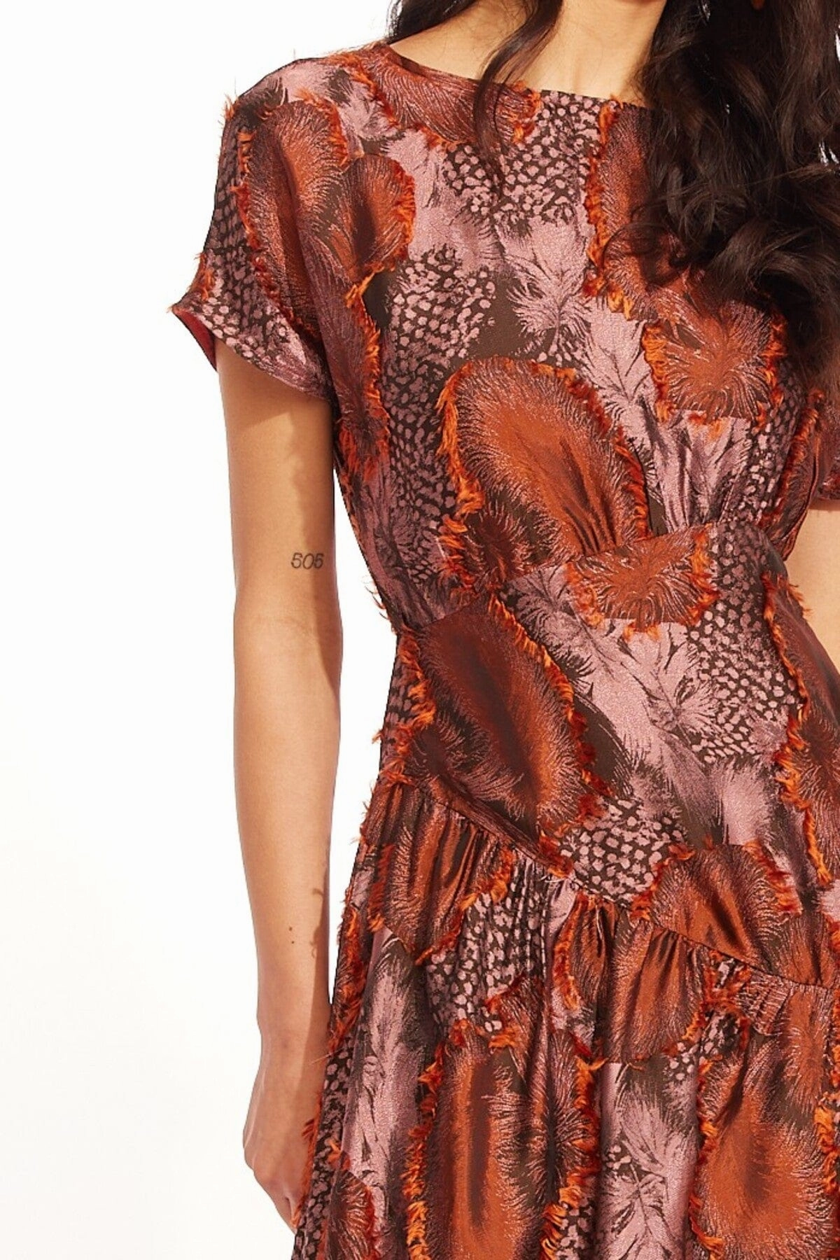 Belista Dress - Copper Plume Perfect Shape