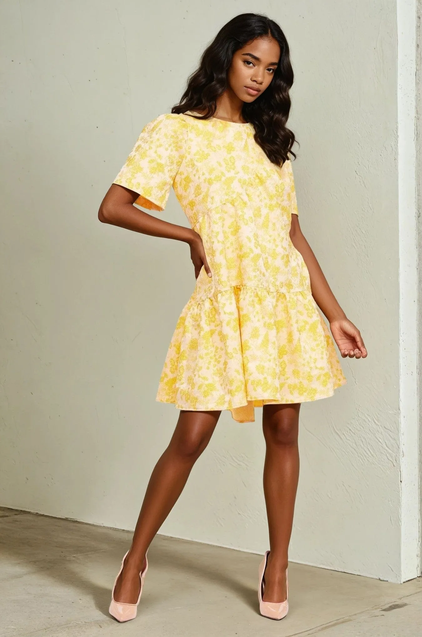 Bell Sleeve Nele Mini Dress - Stella D'Oro