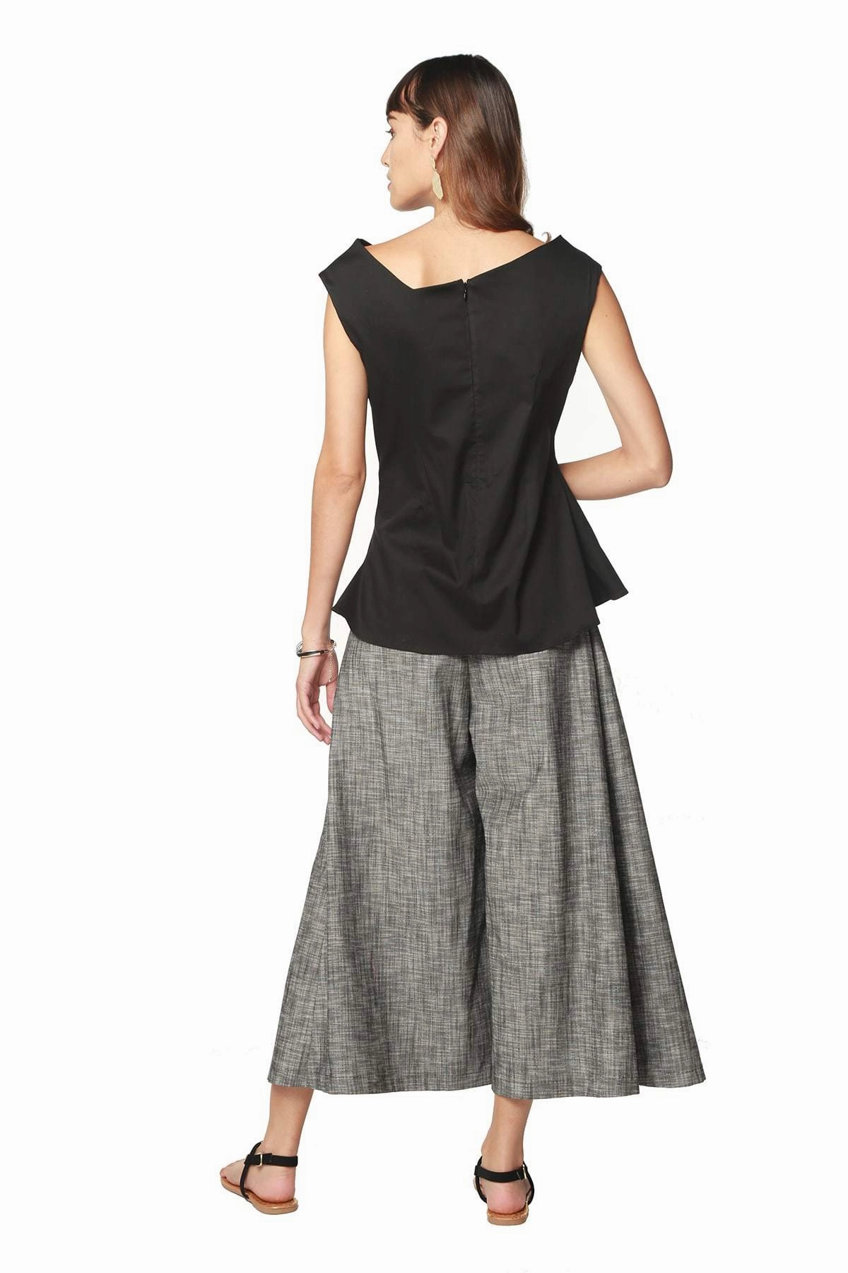 Blake Pant - Grey Linen Relaxed Design