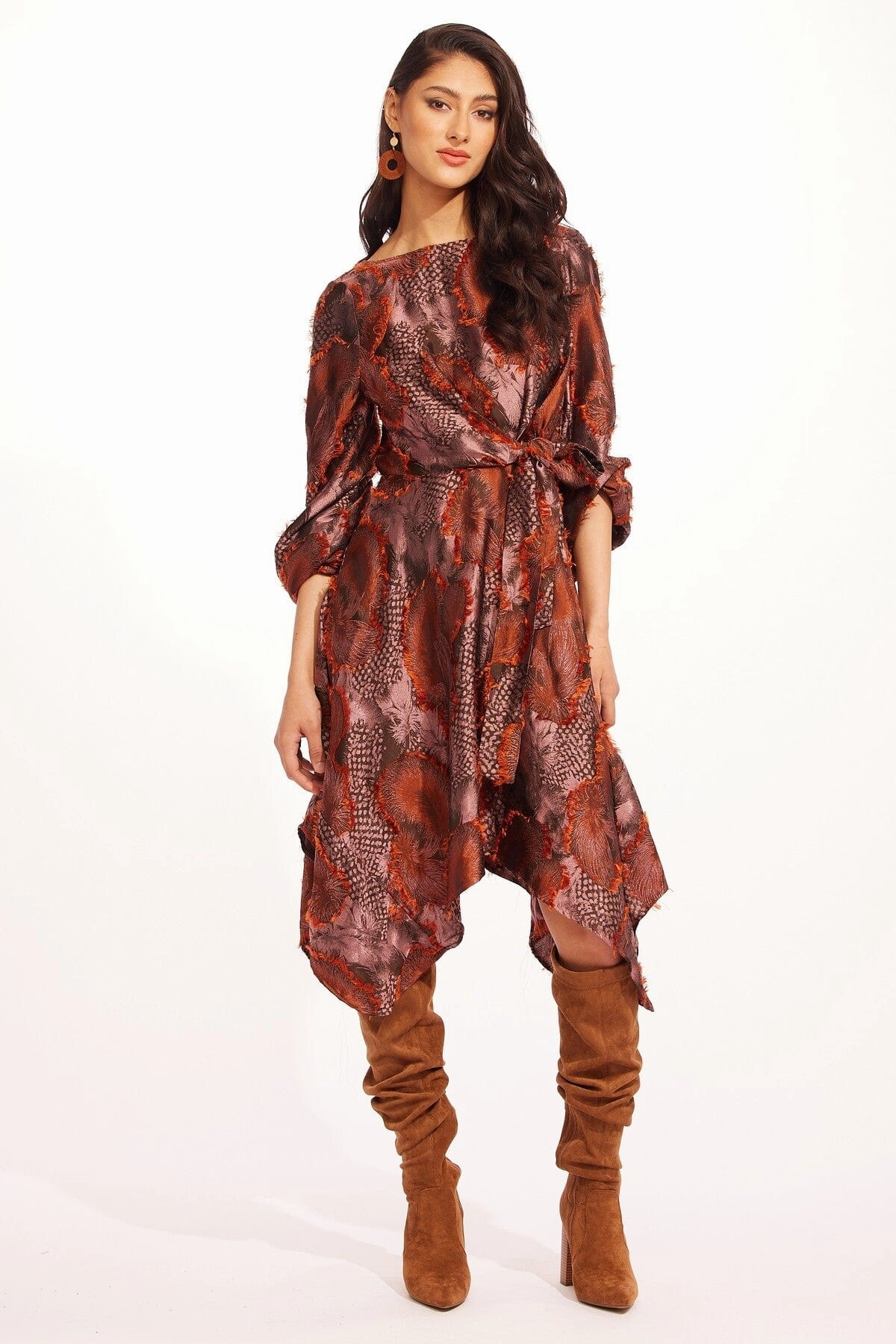 Nordic Edge Sandy Dress - Copper Plume