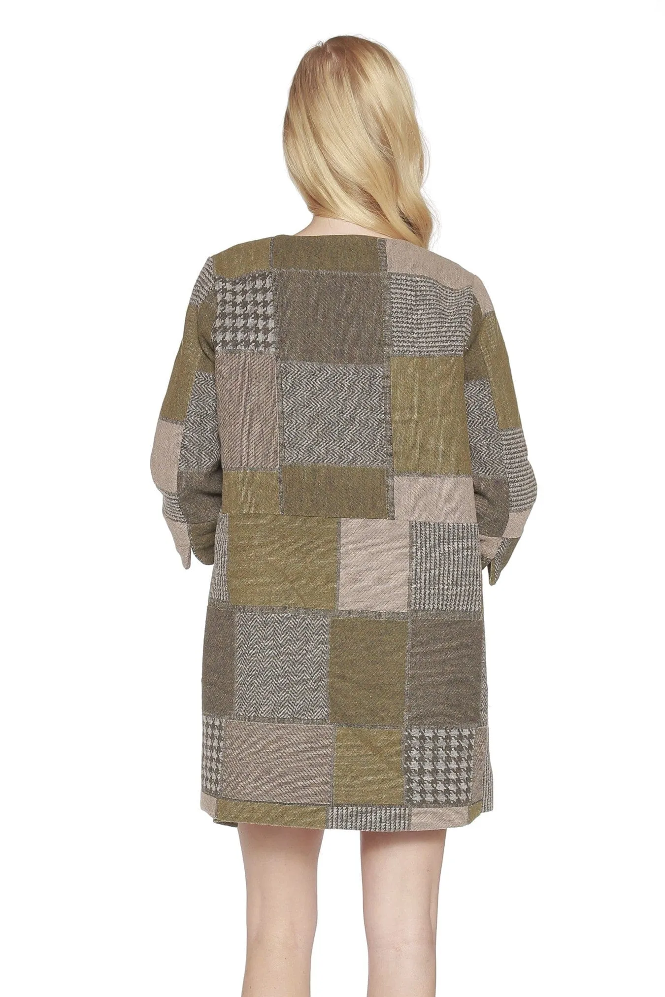 Bold Luxe Imogen Coat - Hunter Tweed