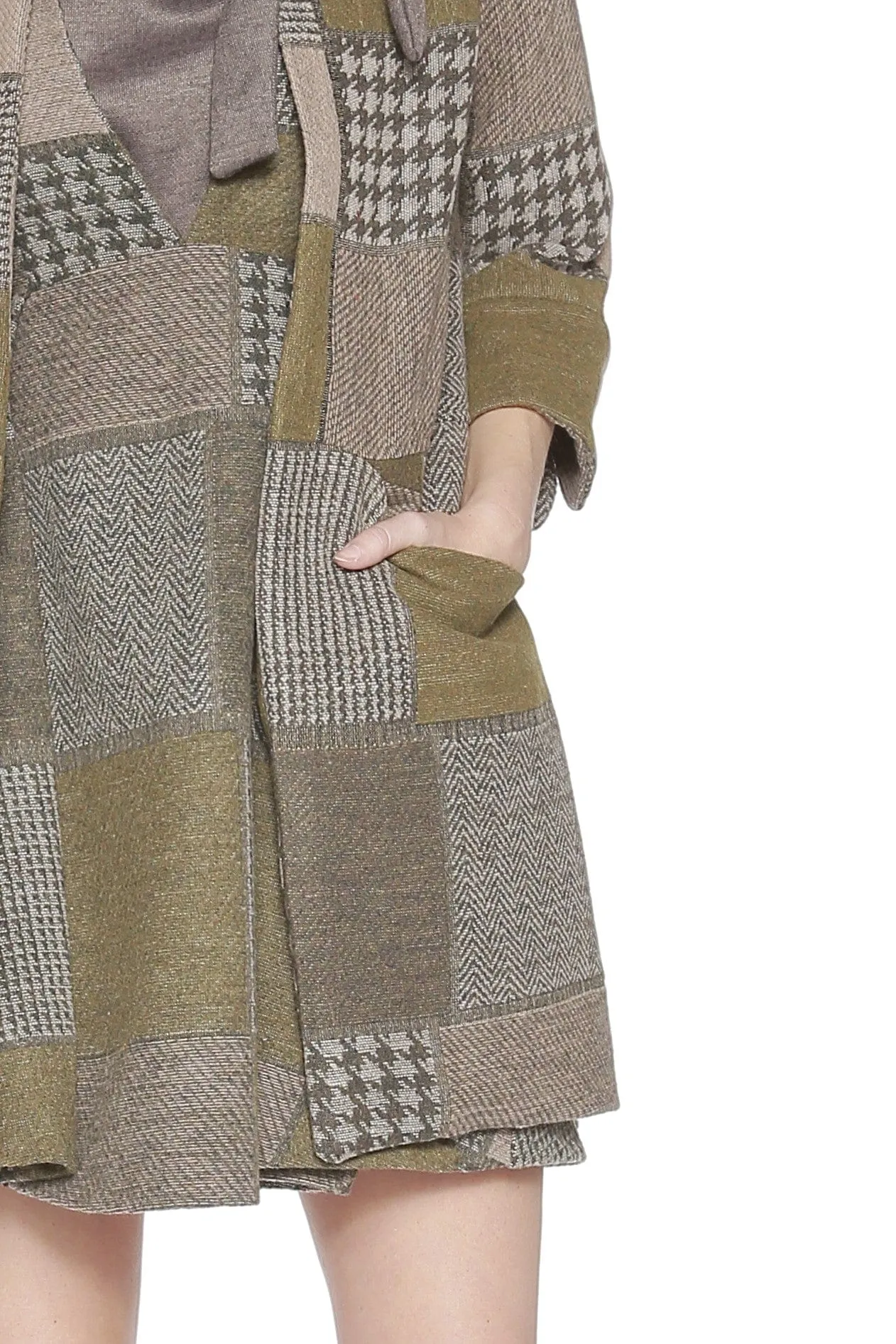 Bold Luxe Imogen Coat - Hunter Tweed