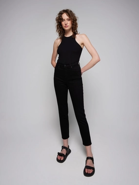 Year Round Piece Parent Style Trendy Breathable Frankie Jean Ankle Pitch Black