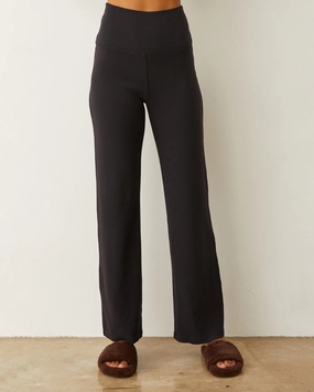 Skinny Fit Supimaluxe Rib Flare Pant