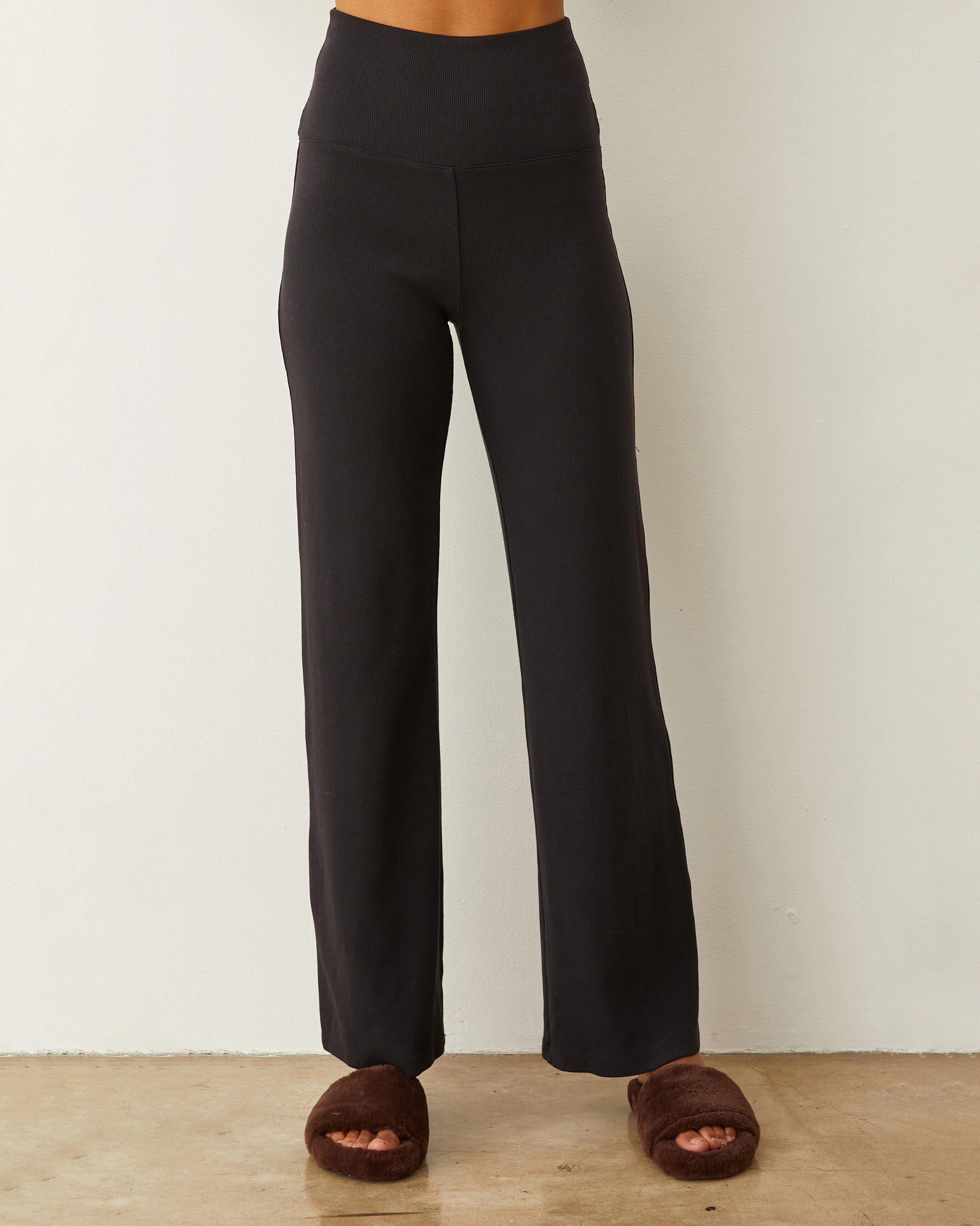 Skinny Fit Supimaluxe Rib Flare Pant