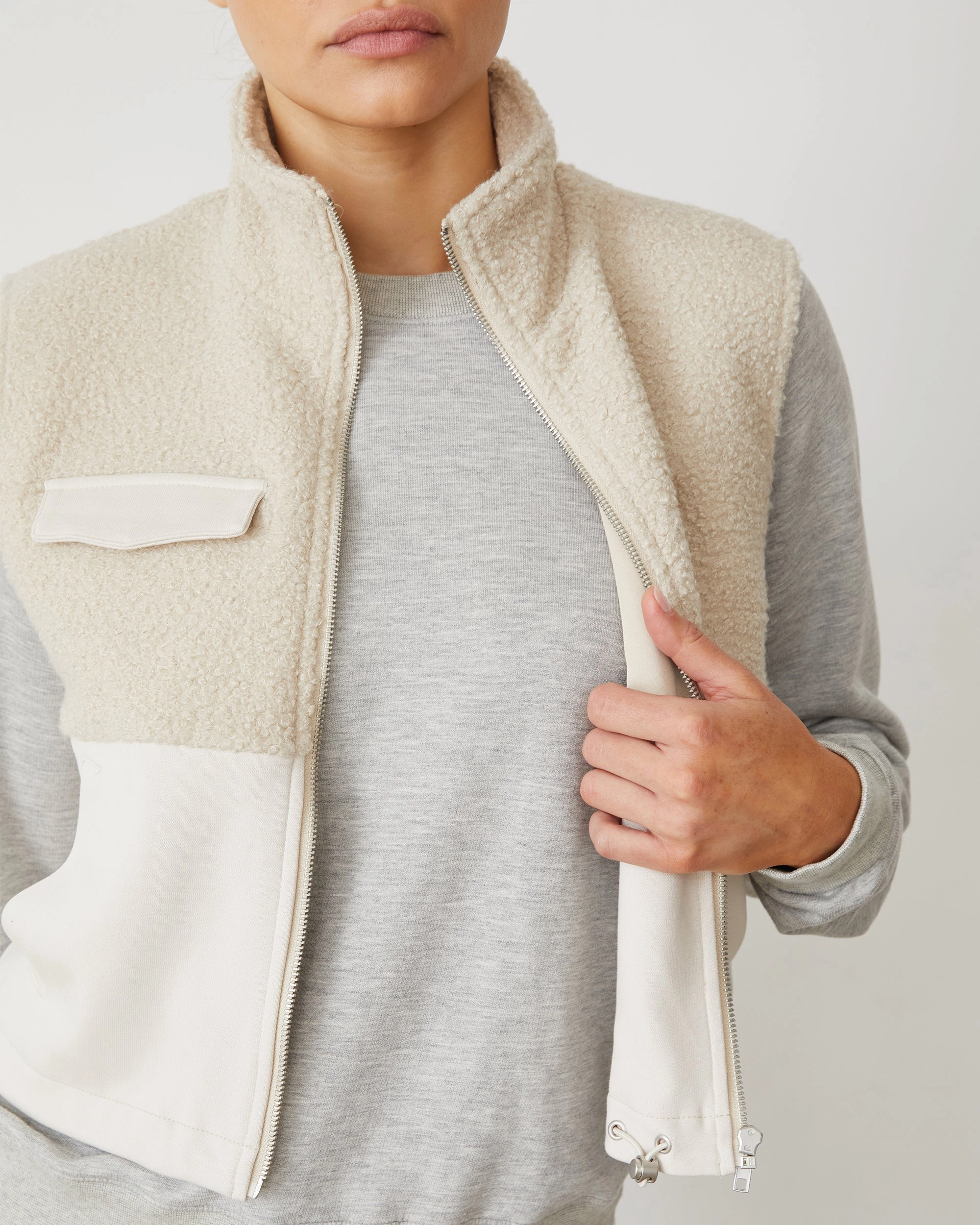 book store Sherpa Zip Up Vest