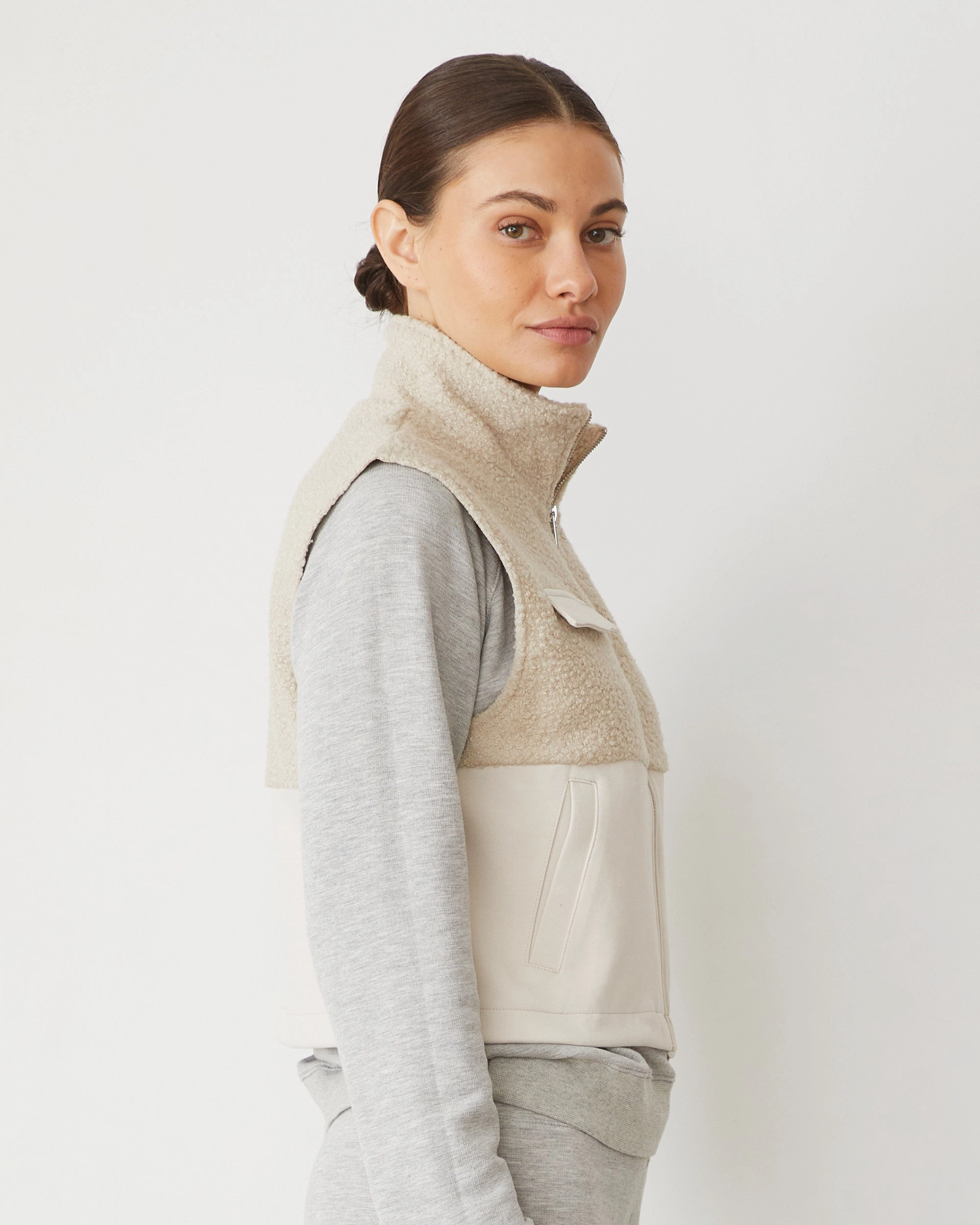 book store Sherpa Zip Up Vest