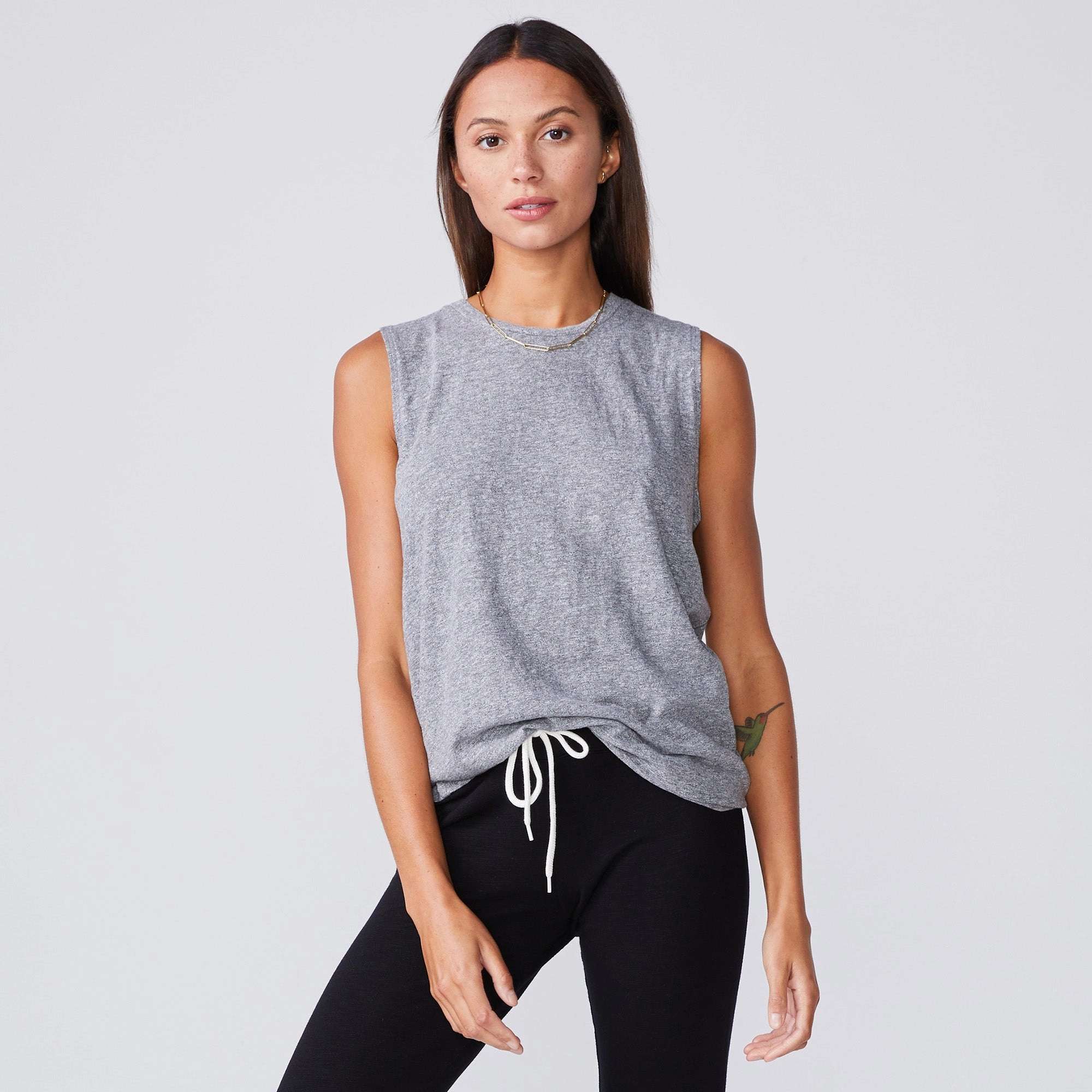 Timeless vest for layering Boyfriend Muscle Tank