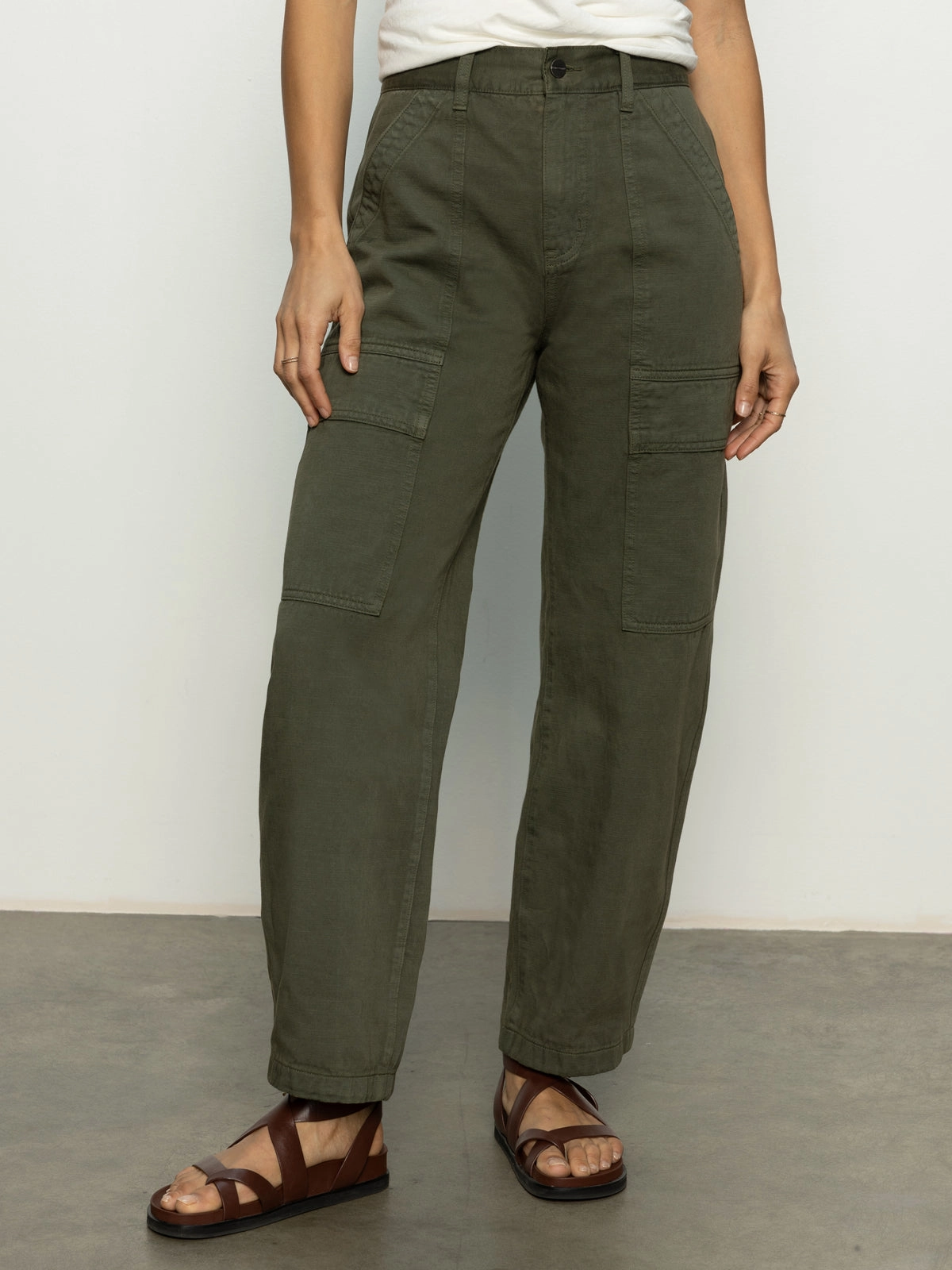 Boyfriend Utility Pant Kalamata Trendy Cut