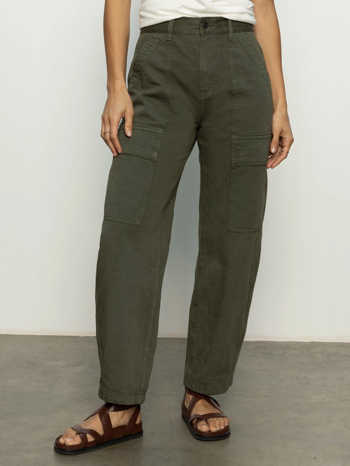 Boyfriend Utility Pant Kalamata Trendy Cut