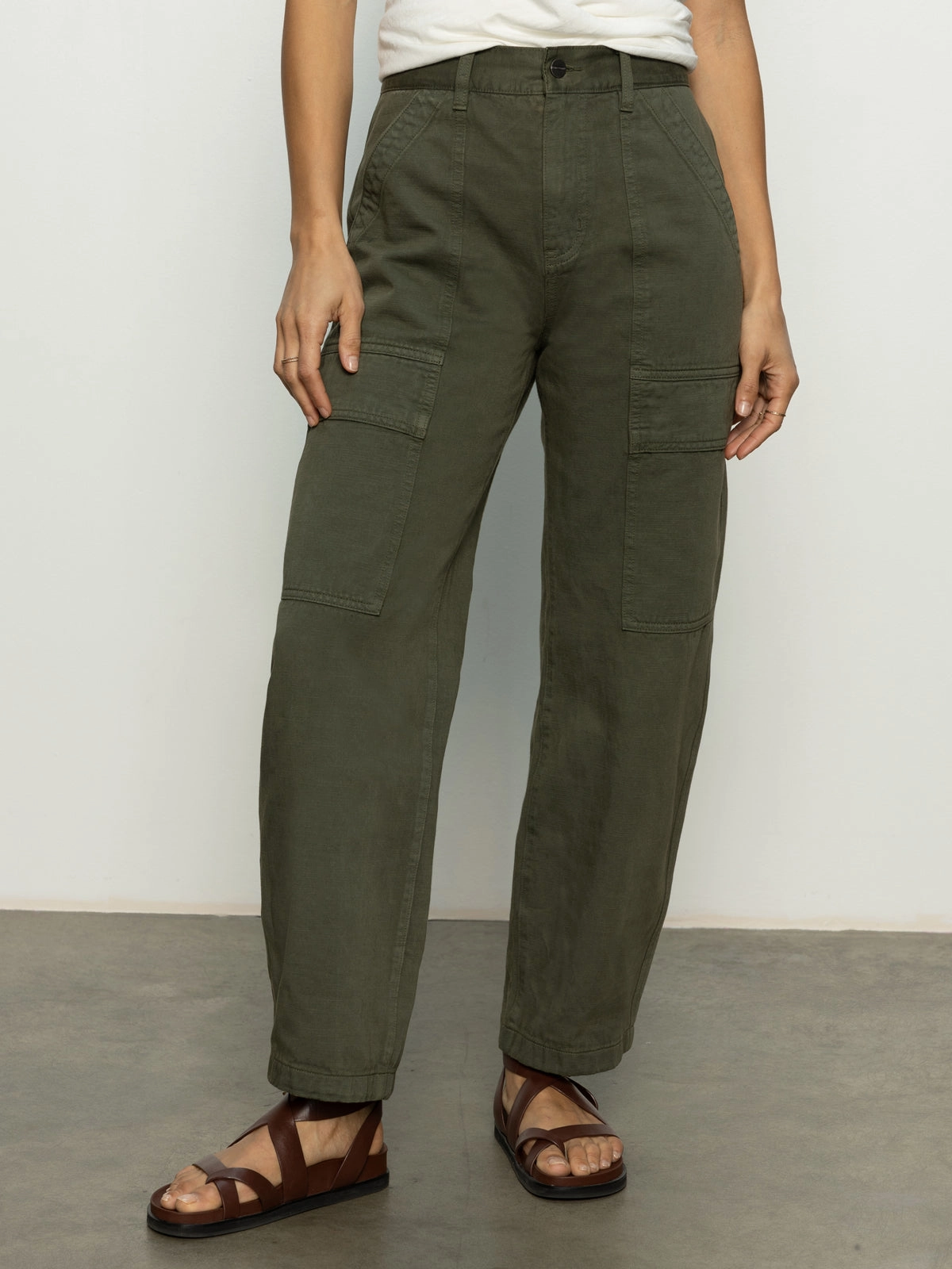 Boyfriend Utility Pant Kalamata Trendy Cut
