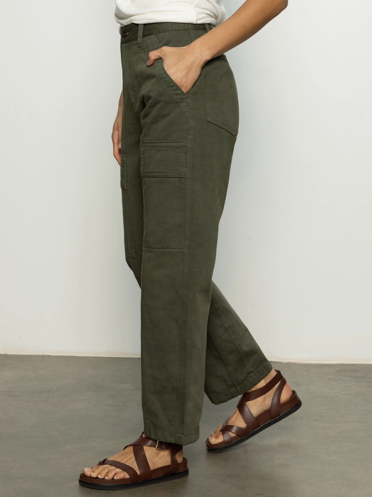 Boyfriend Utility Pant Kalamata Trendy Cut